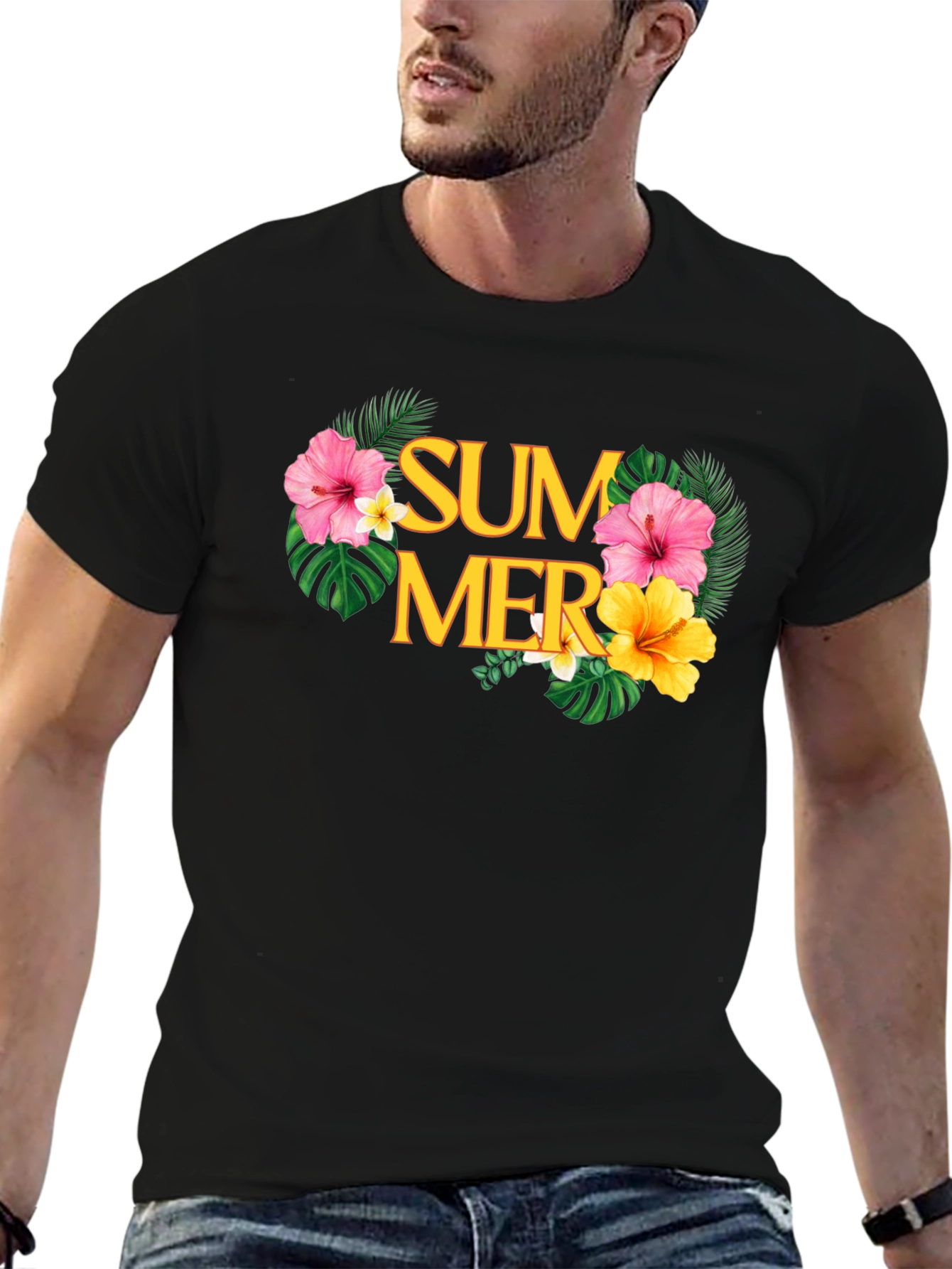 Tropical Summer Graphic T-Shirt