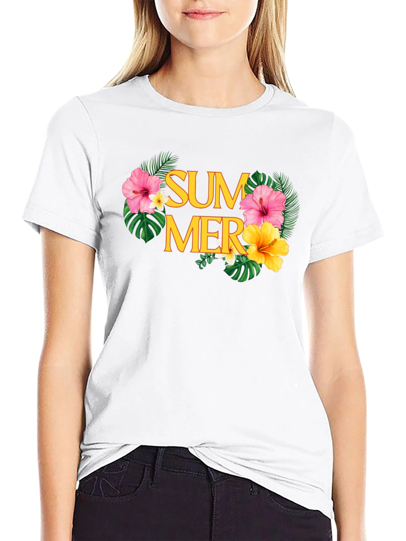 Tropical Summer Graphic T-Shirt
