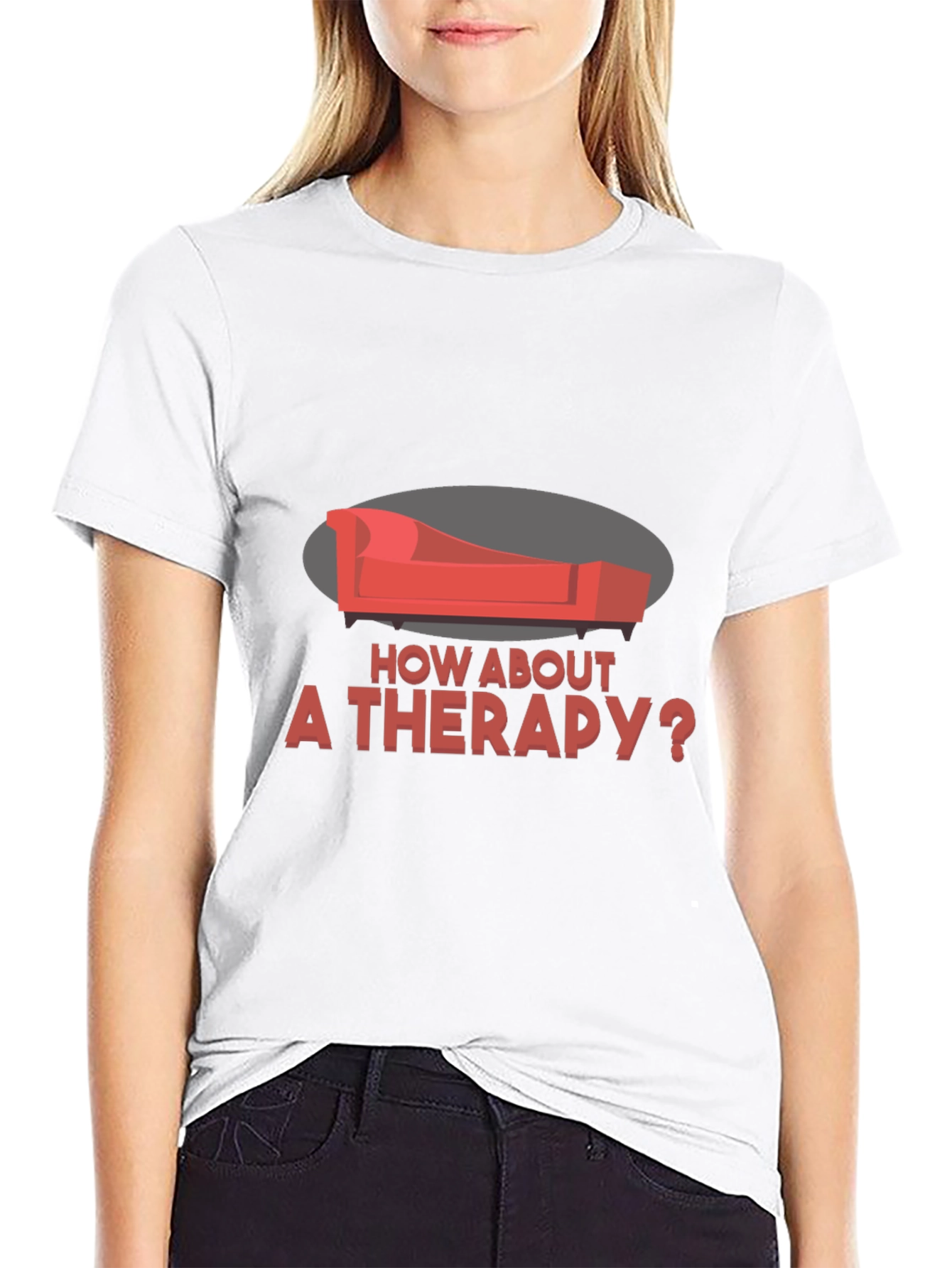 Therapy Couch Graphic Tee - Unique Design