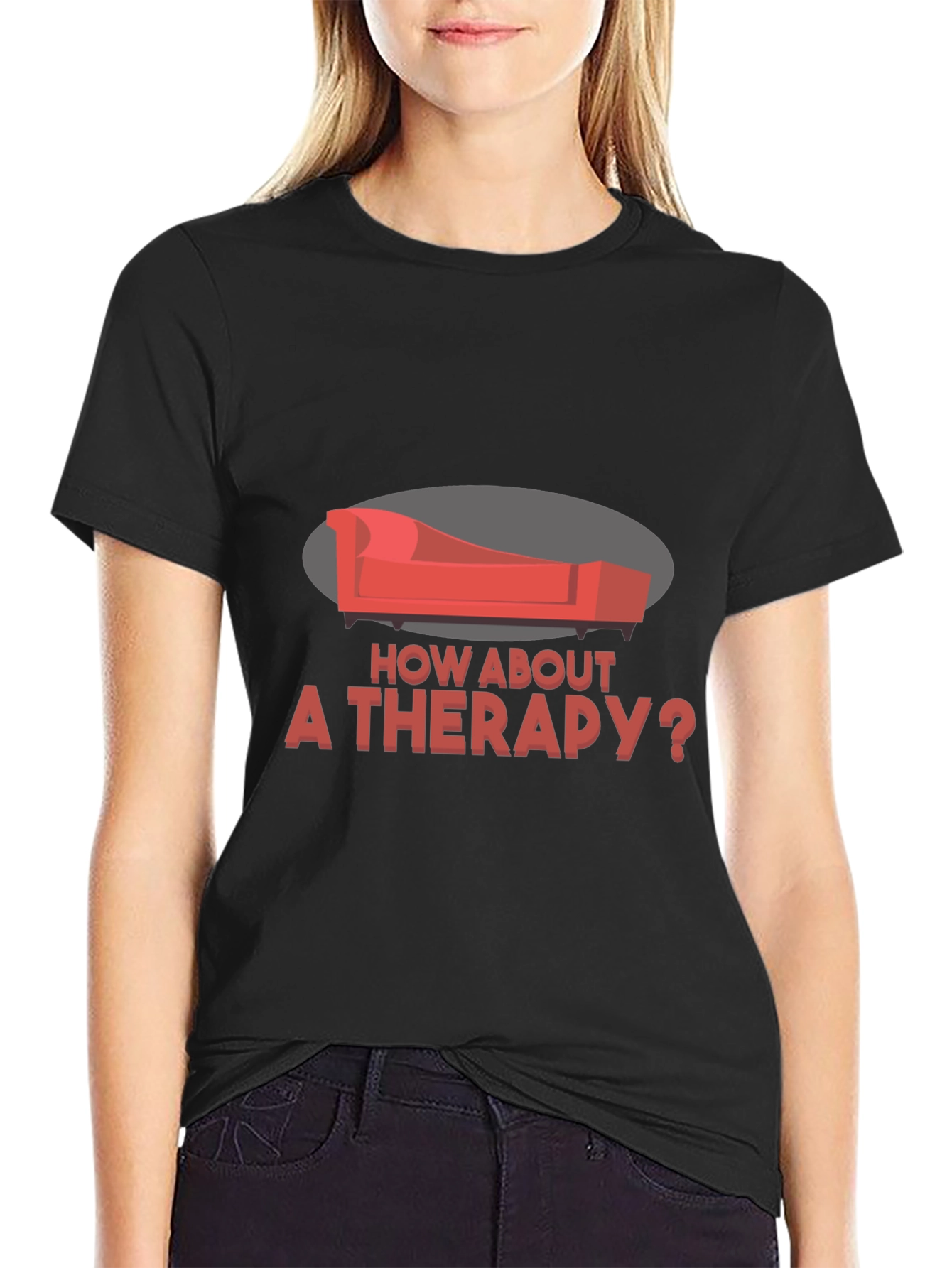 Therapy Couch Graphic Tee - Unique Design