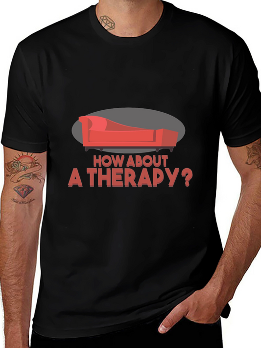 Therapy Couch Graphic Tee - Unique Design
