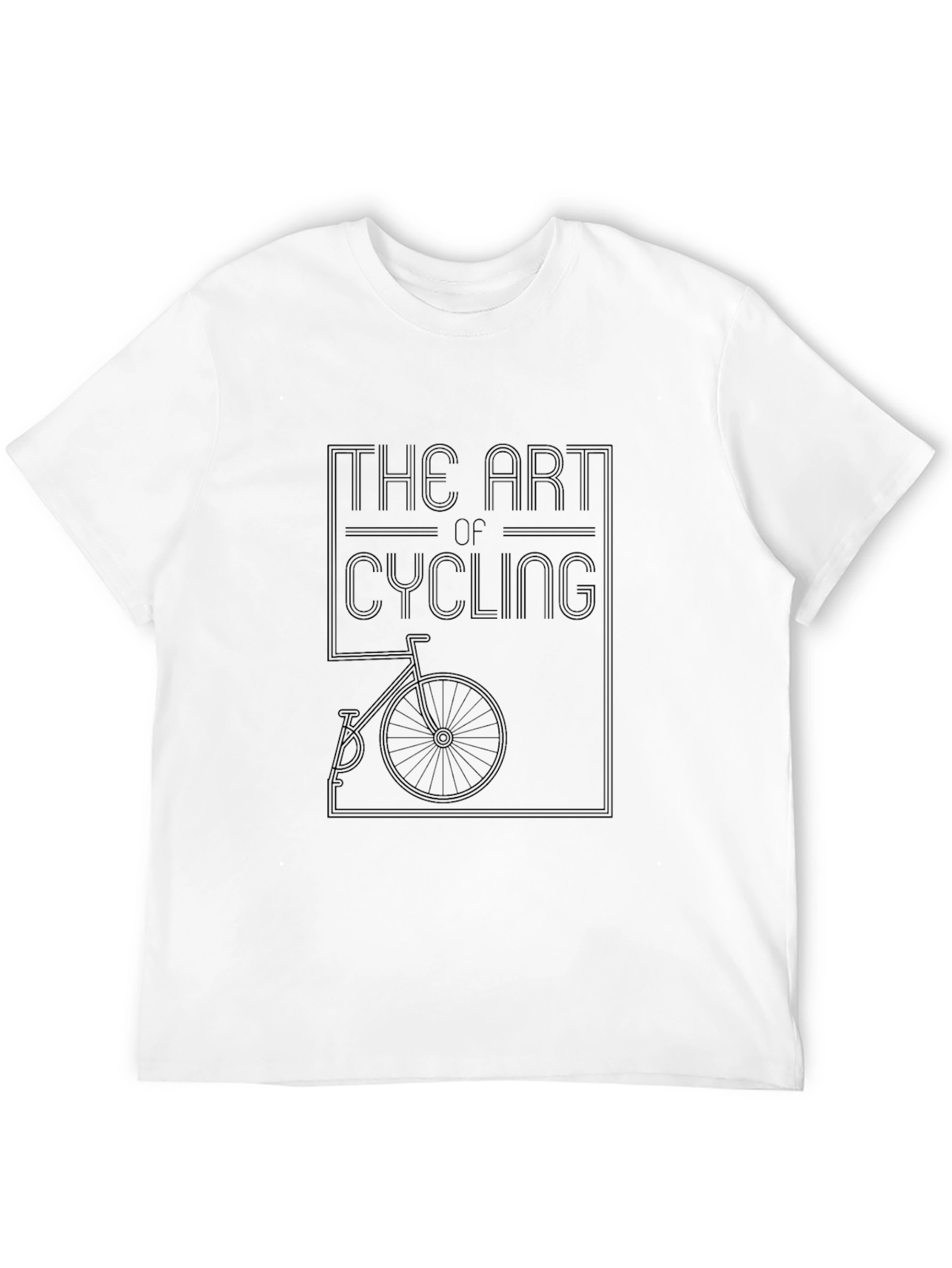 The Art of Cycling Graphic Tee - Black
