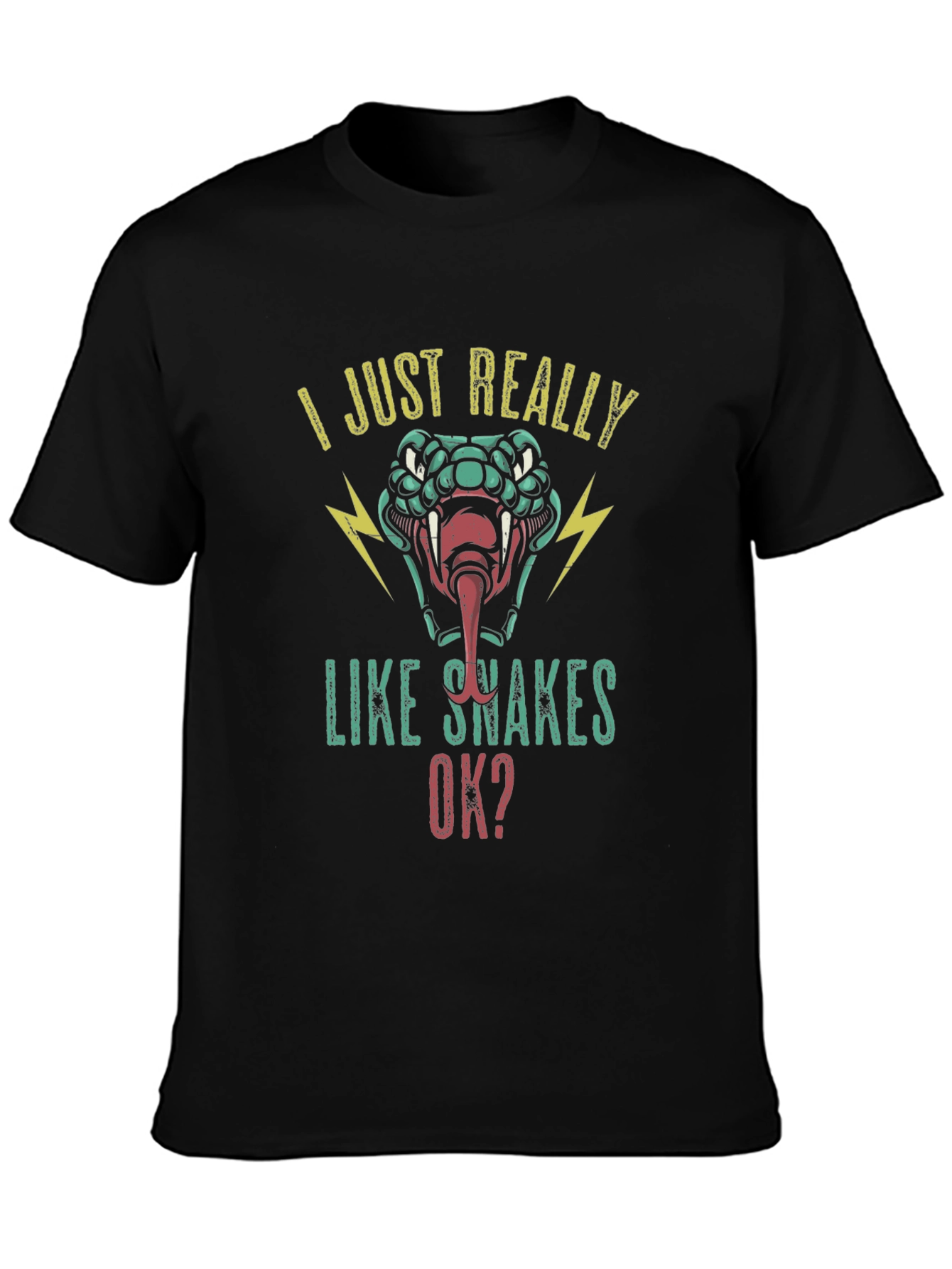 I Just Really Like Snakes Ok? Graphic Tee