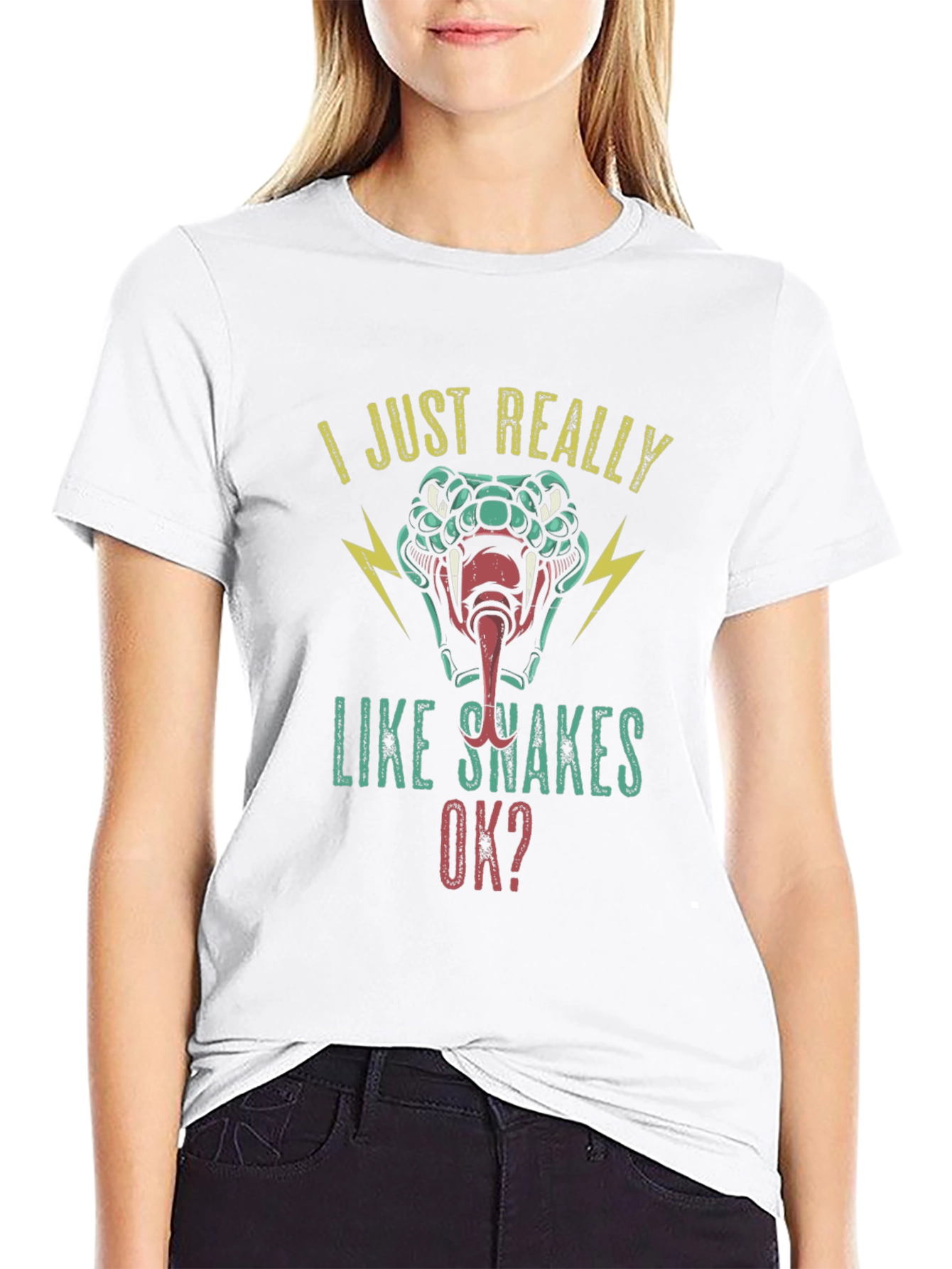 I Just Really Like Snakes Ok? Graphic Tee