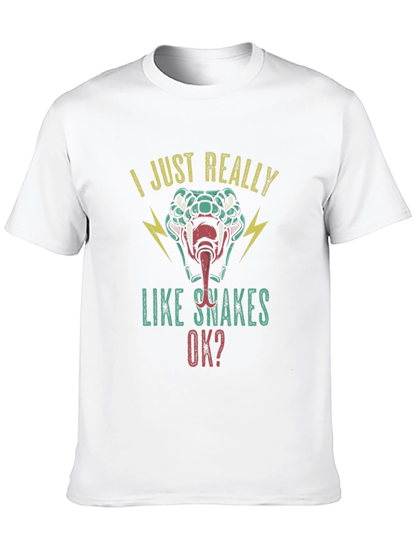 I Just Really Like Snakes Ok? Graphic Tee