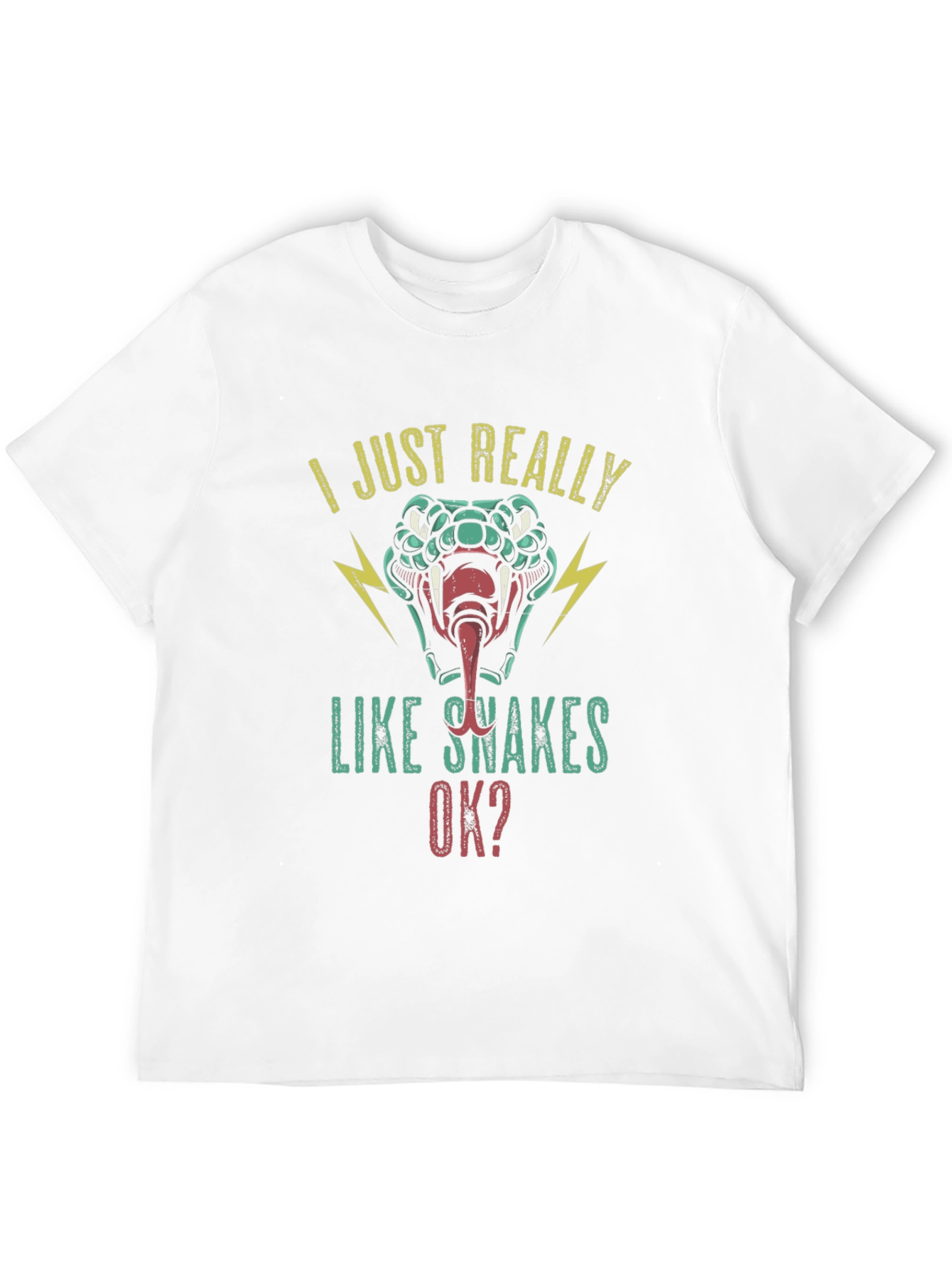 I Just Really Like Snakes Ok? Graphic Tee