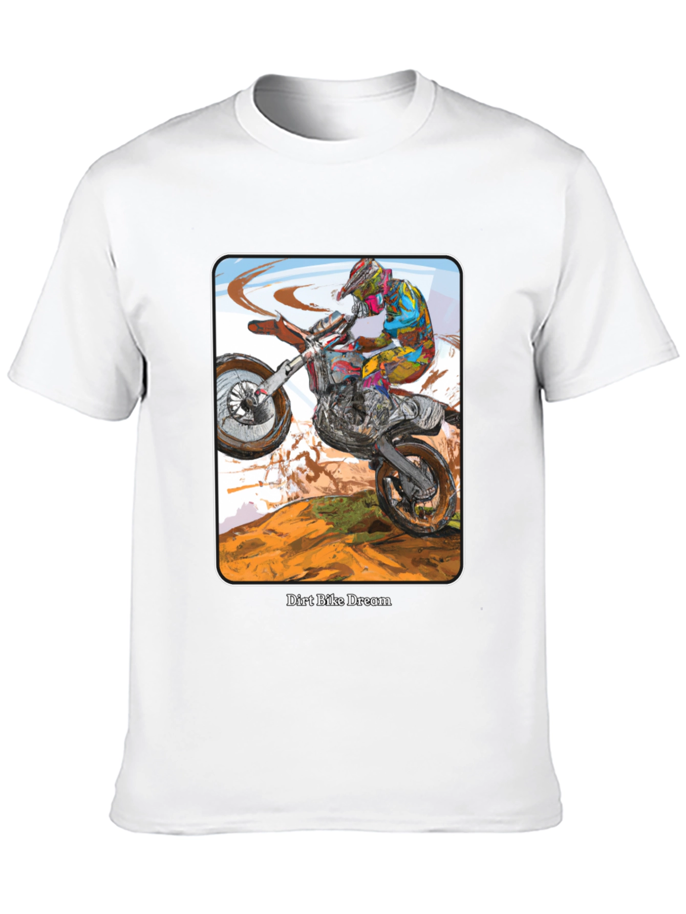 Dirt Bike Dream T-Shirt - Motocross Rider Design