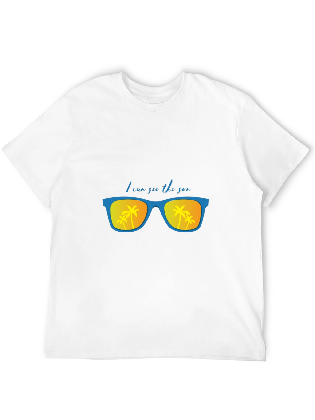 I Can See the Sun Black T-Shirt