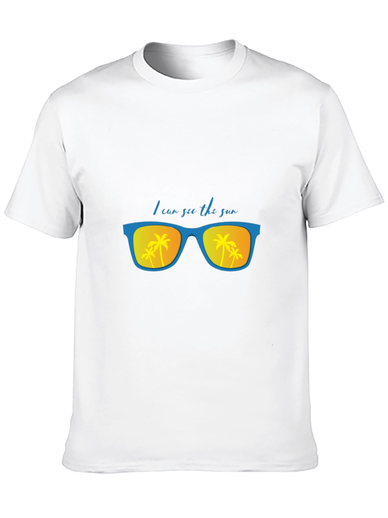 I Can See the Sun Black T-Shirt