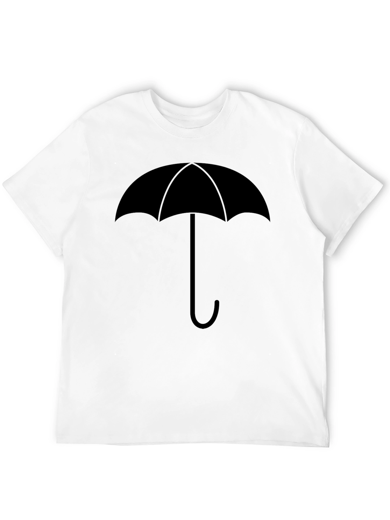 Black Umbrella Graphic Tee - Stylish & Unique