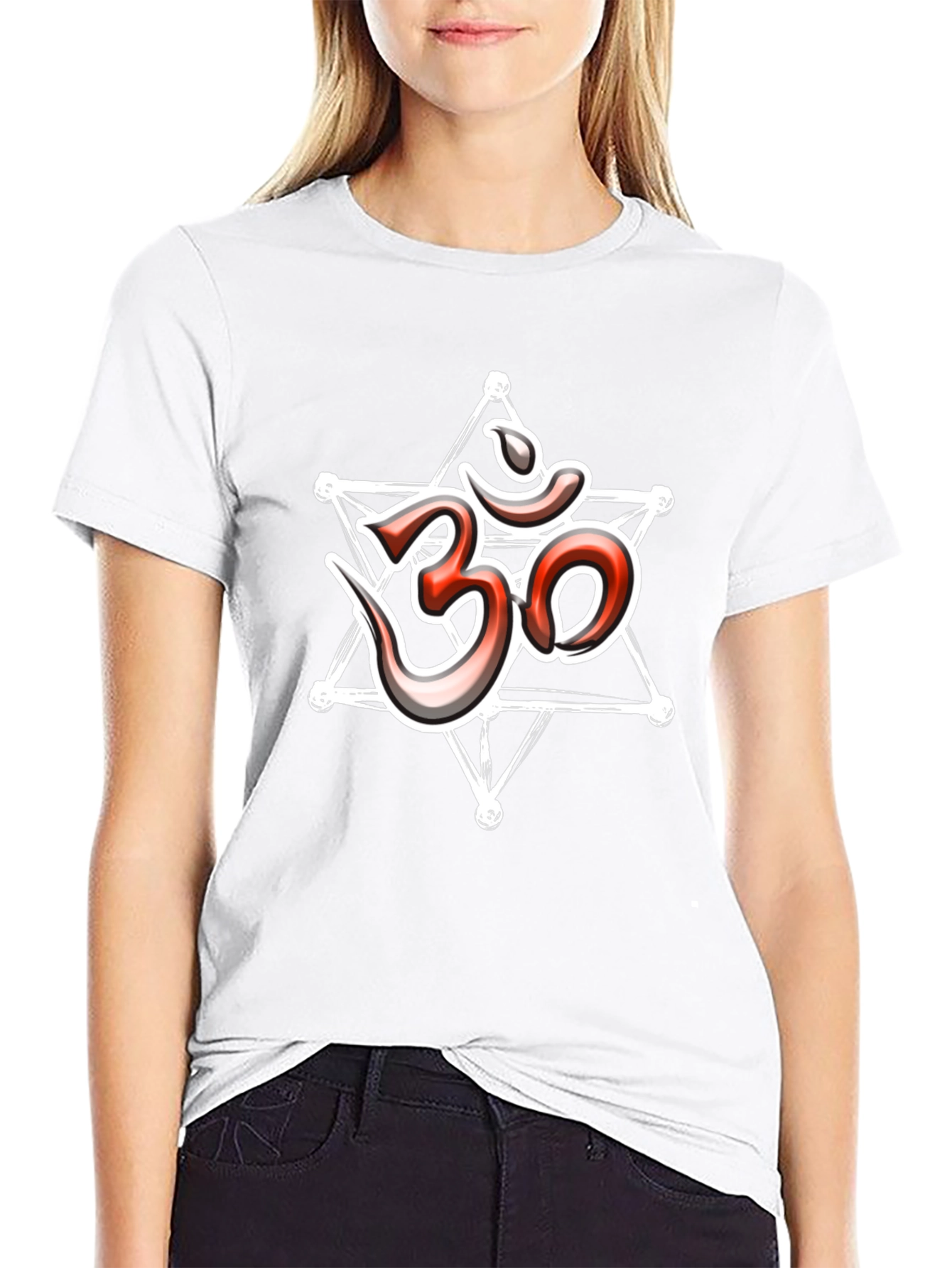 Om Symbol Graphic Tee - Stylish Spiritual T-Shirt