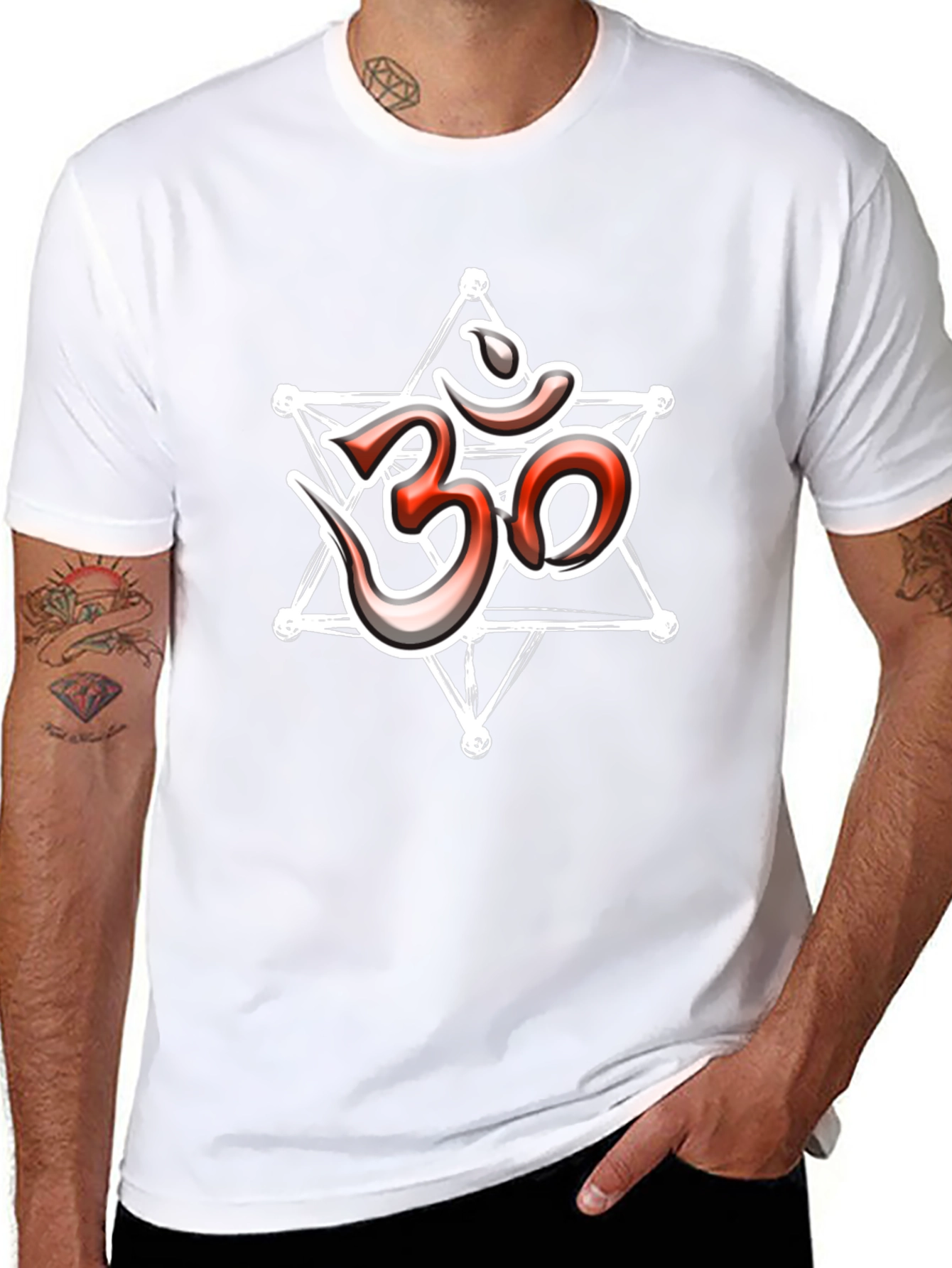 Om Symbol Graphic Tee - Stylish Spiritual T-Shirt