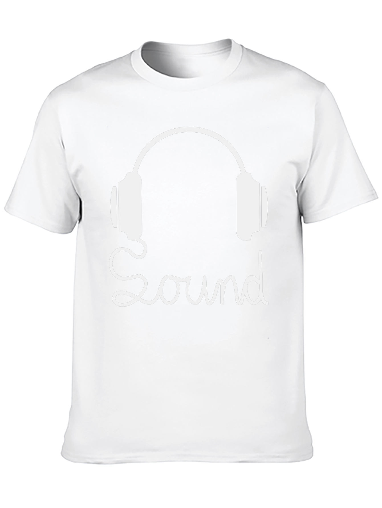 Sound Headphones Graphic Tee - Black