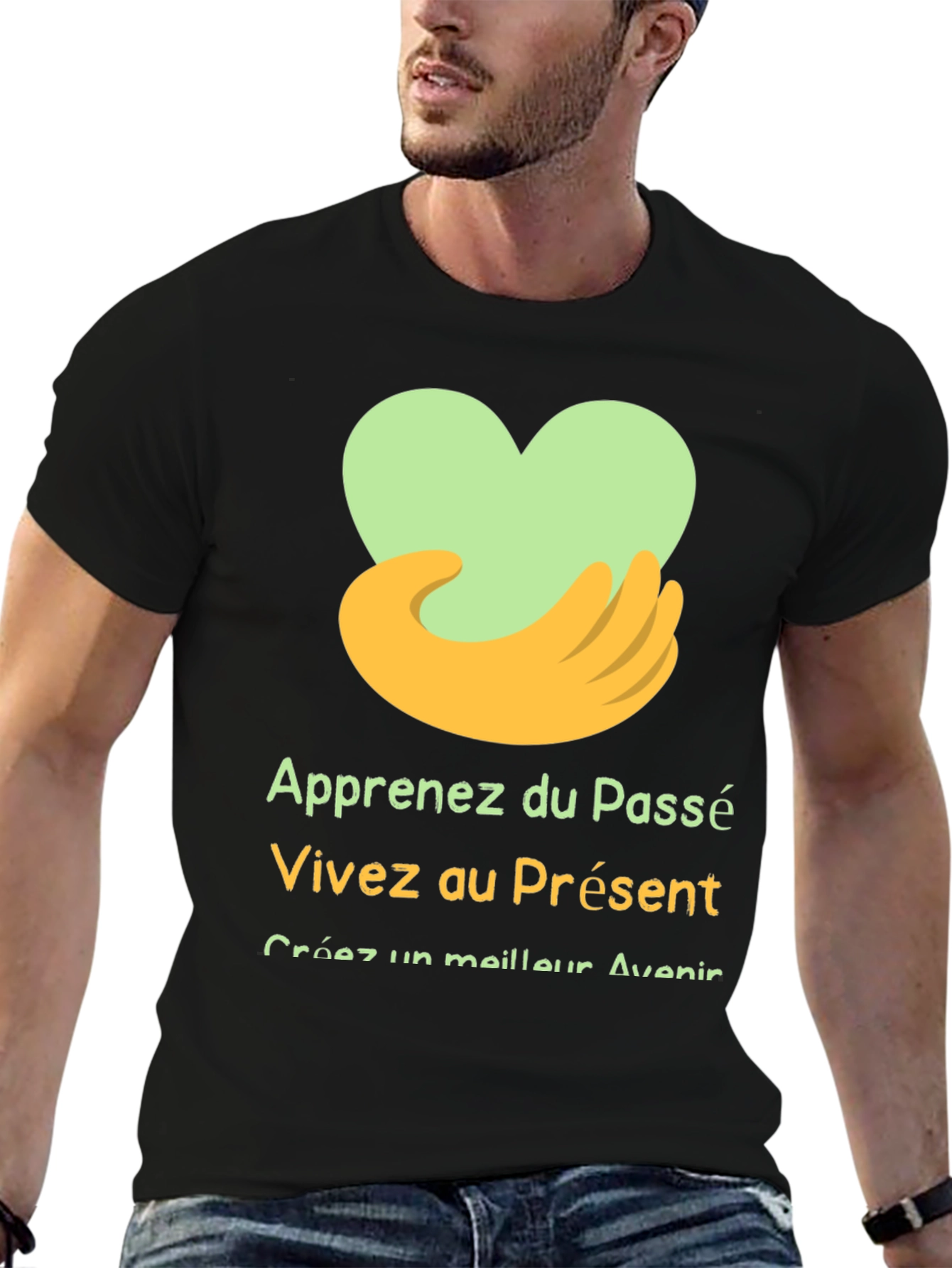 Motivational French Slogan Graphic Tee