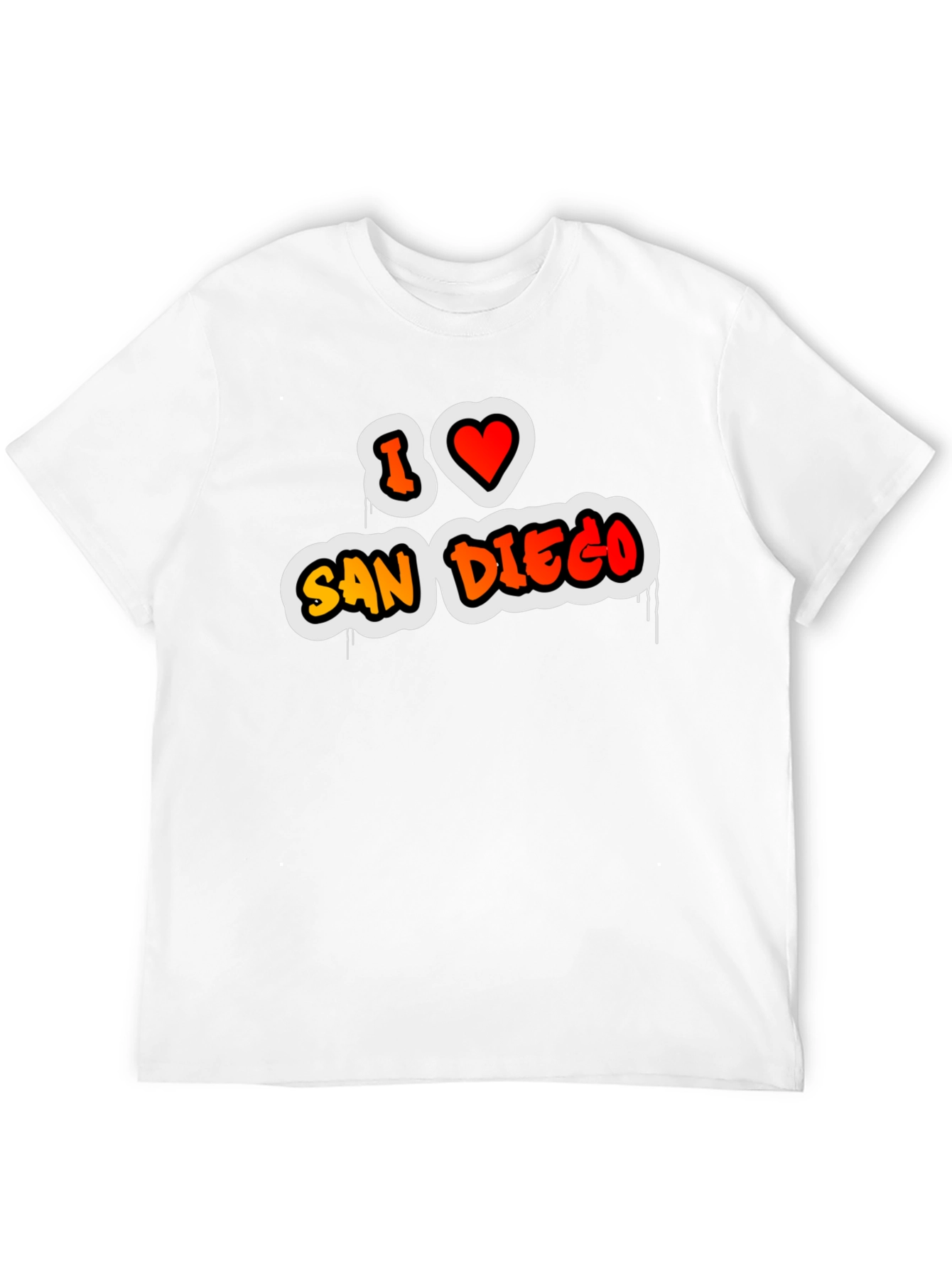 I Love San Diego Graphic T-Shirt
