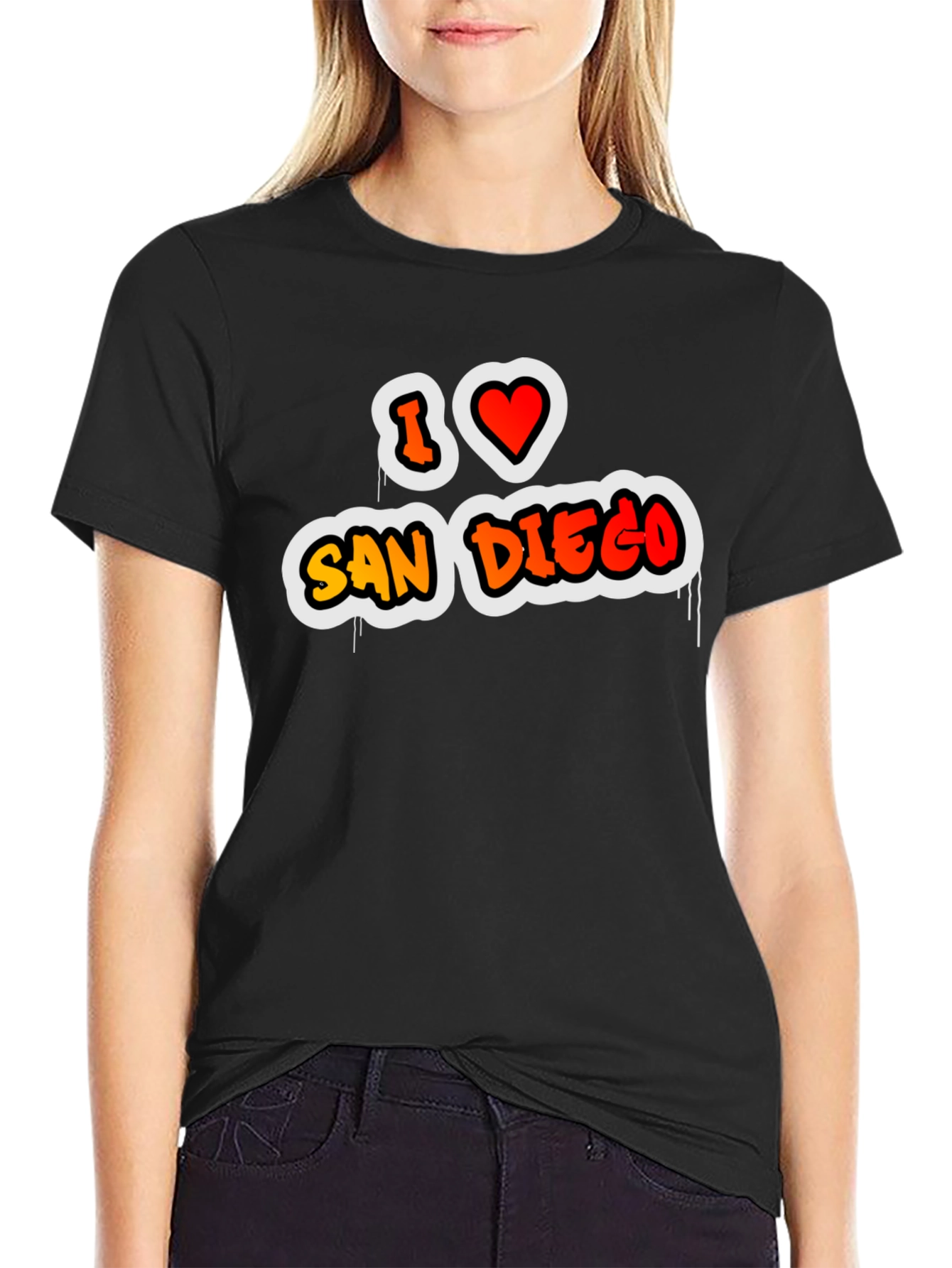 I Love San Diego Graphic T-Shirt
