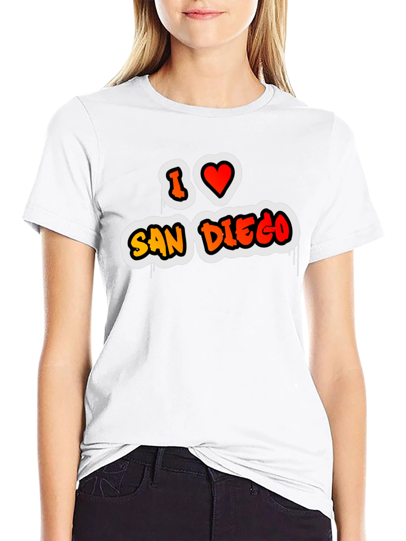 I Love San Diego Graphic T-Shirt