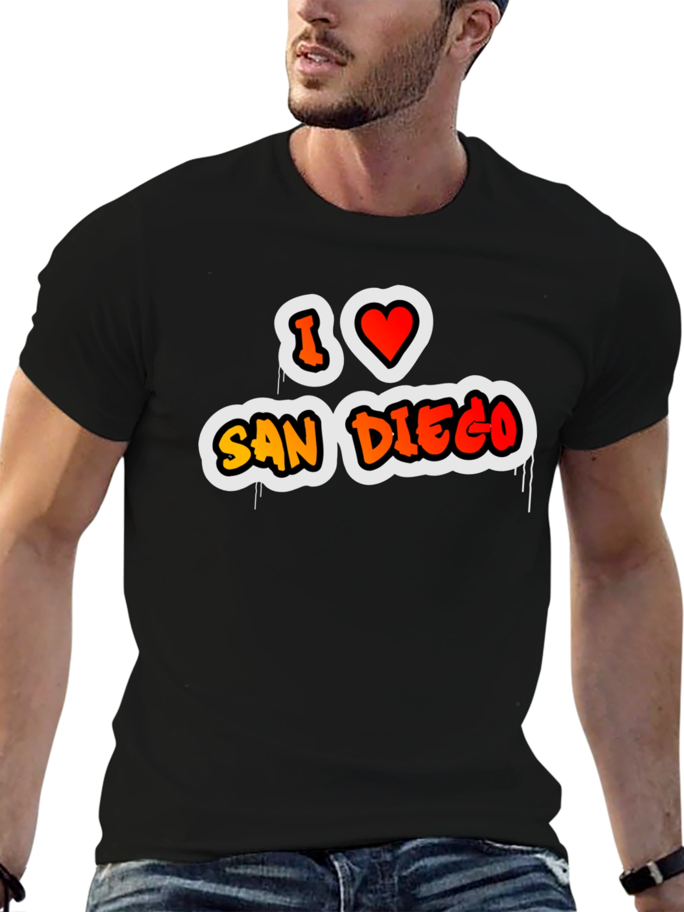 I Love San Diego Graphic T-Shirt