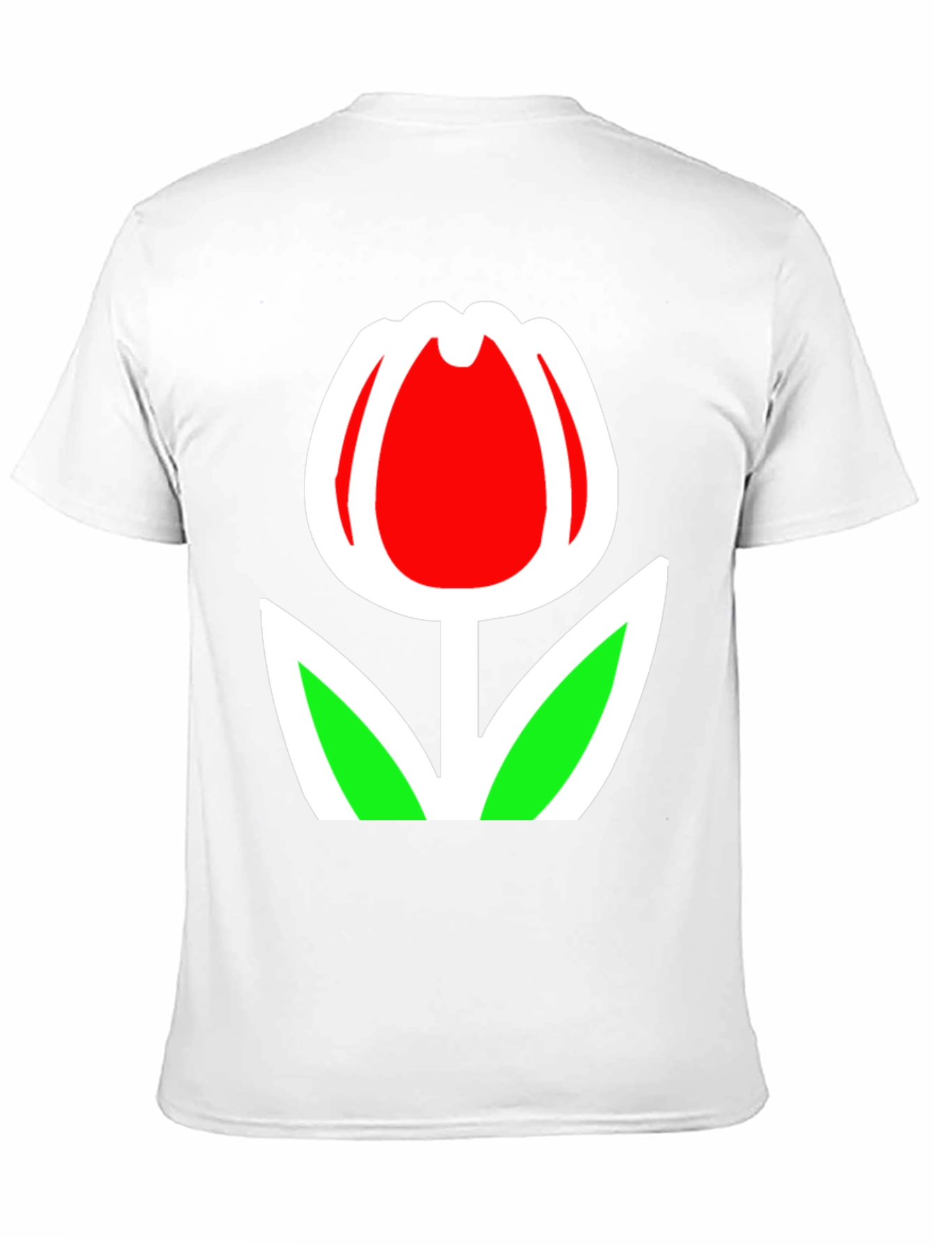 Tulip Graphic Black T-Shirt