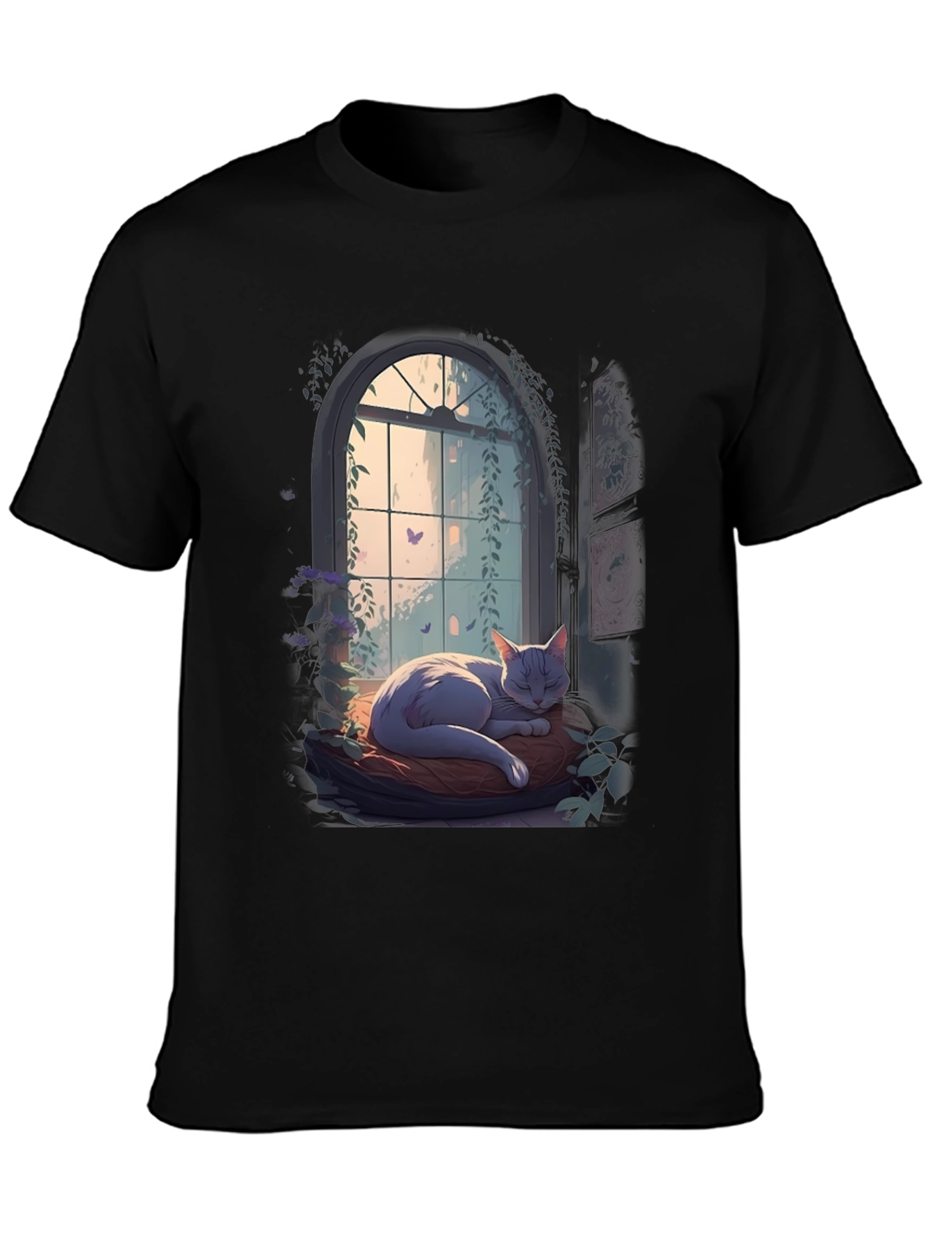 Cat Nap by the Window T-Shirt