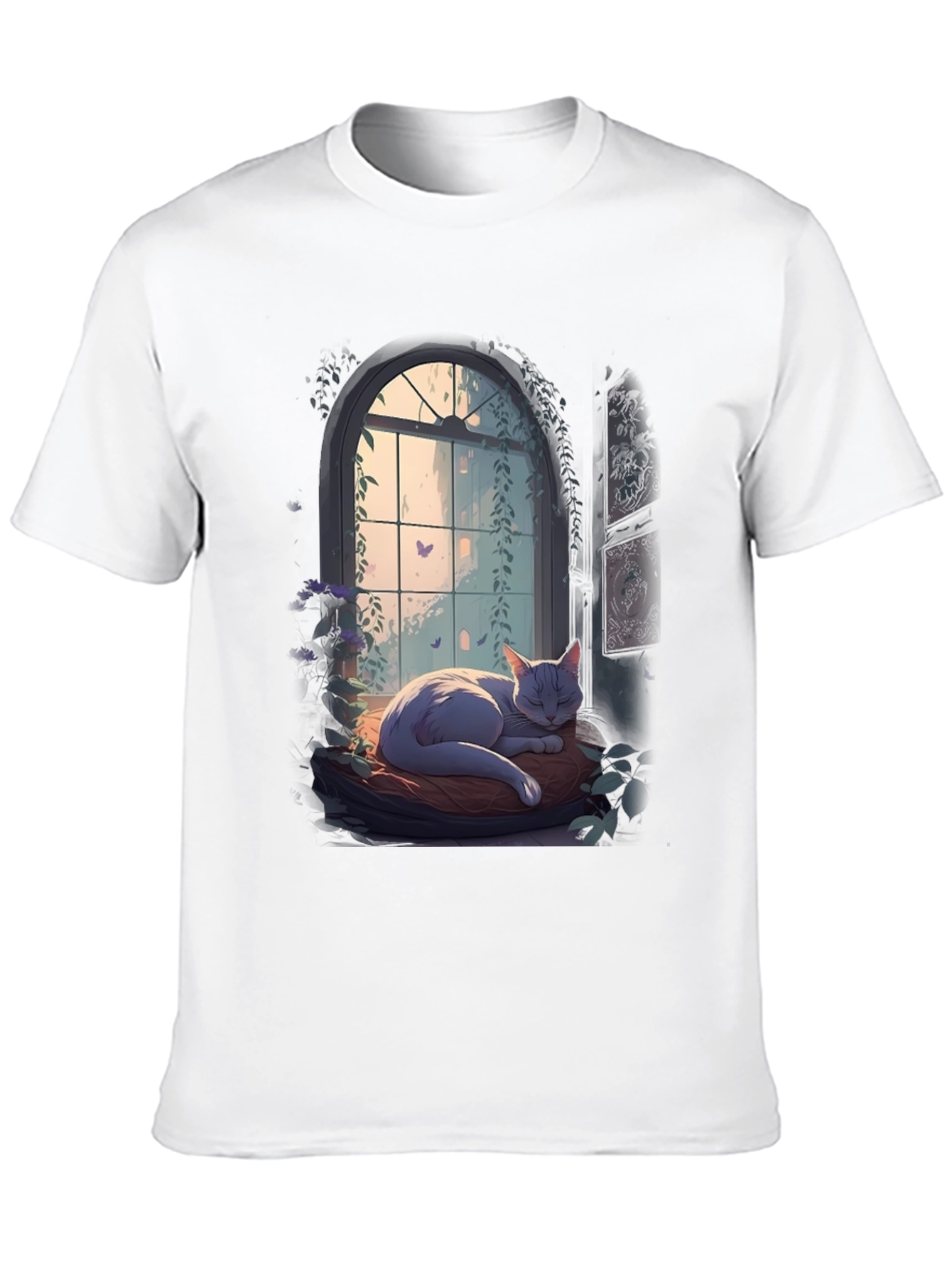 Cat Nap by the Window T-Shirt