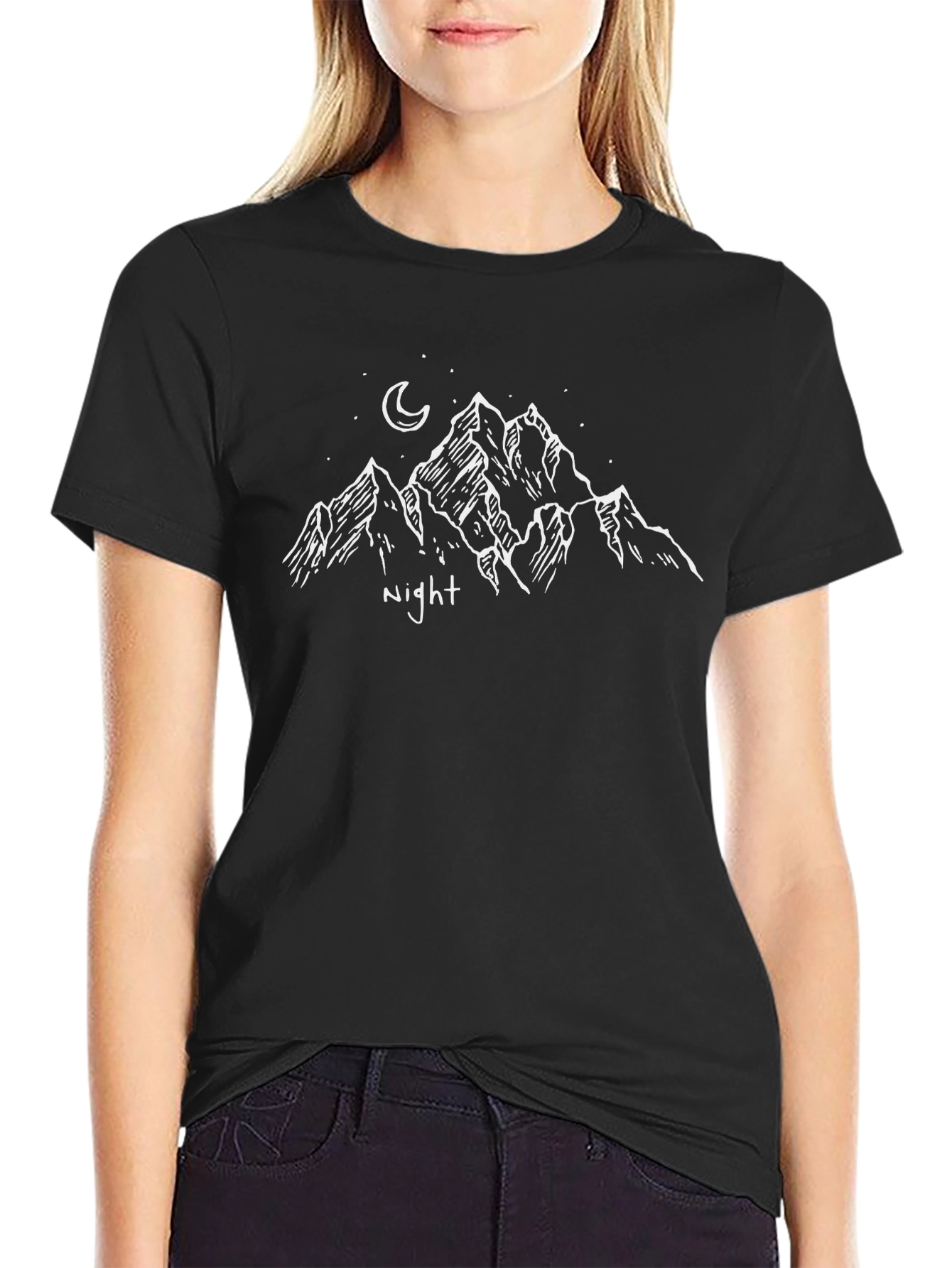 Night Mountain Sketch Tee