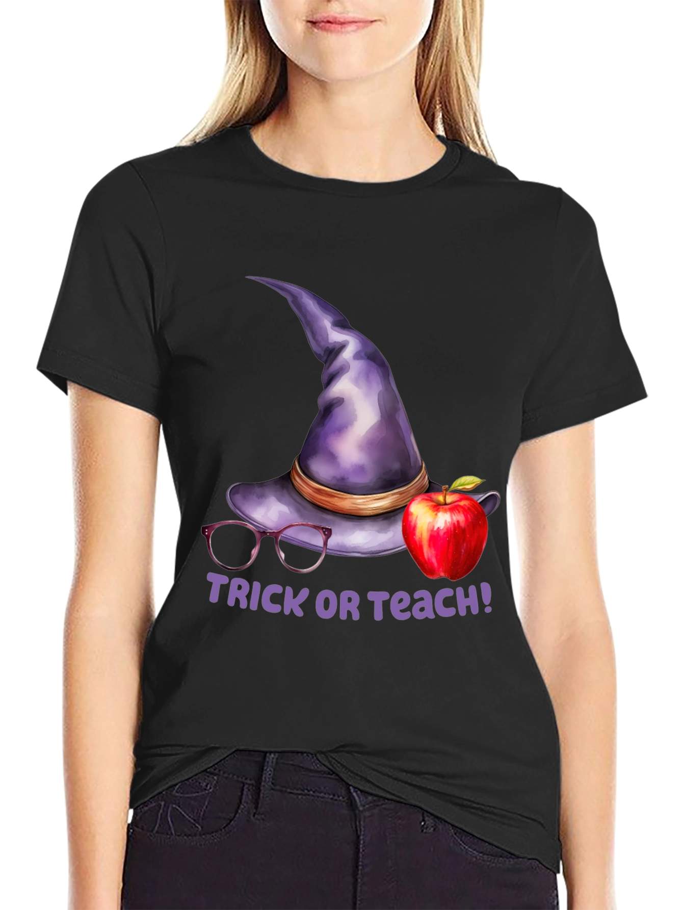 Trick or Teach Halloween Teacher T-Shirt