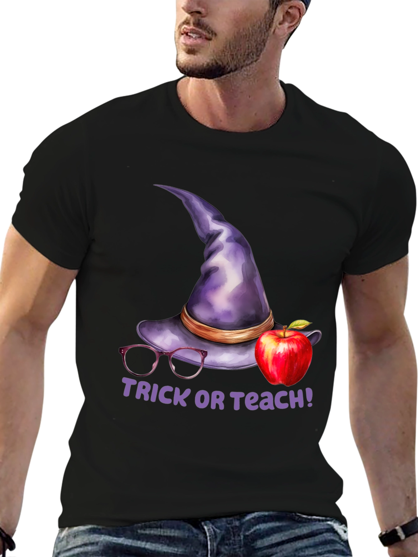 Trick or Teach Halloween Teacher T-Shirt