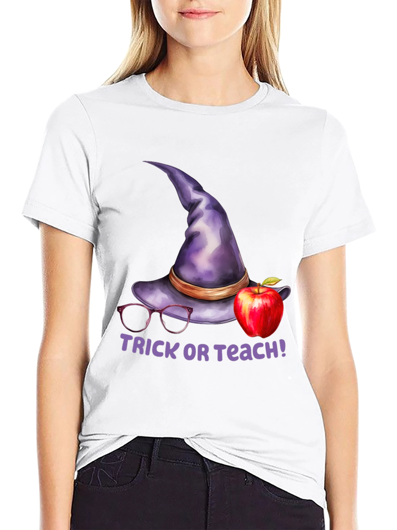 Trick or Teach Halloween Teacher T-Shirt