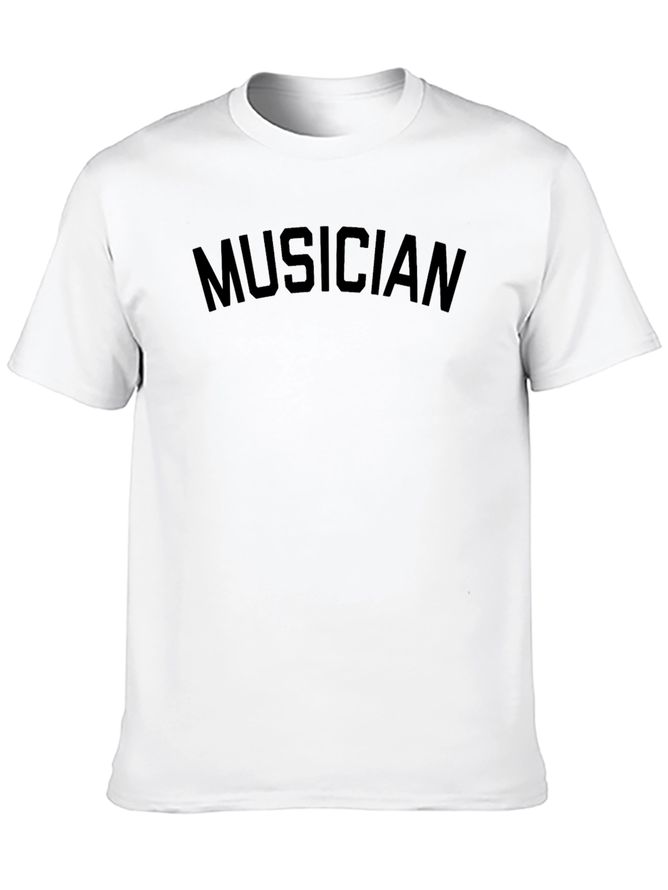 Musician Black Graphic T-Shirt