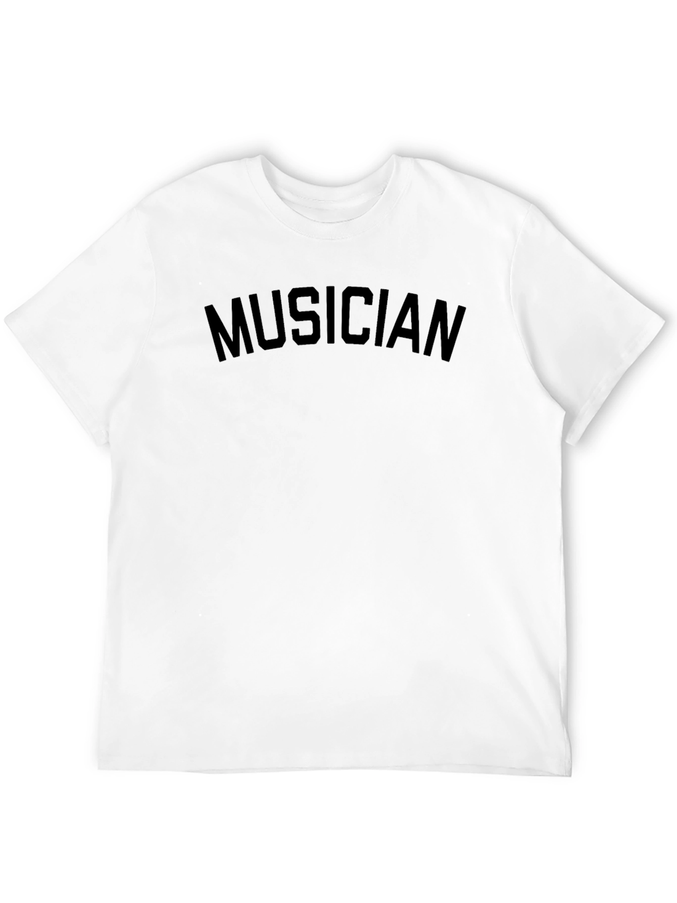 Musician Black Graphic T-Shirt