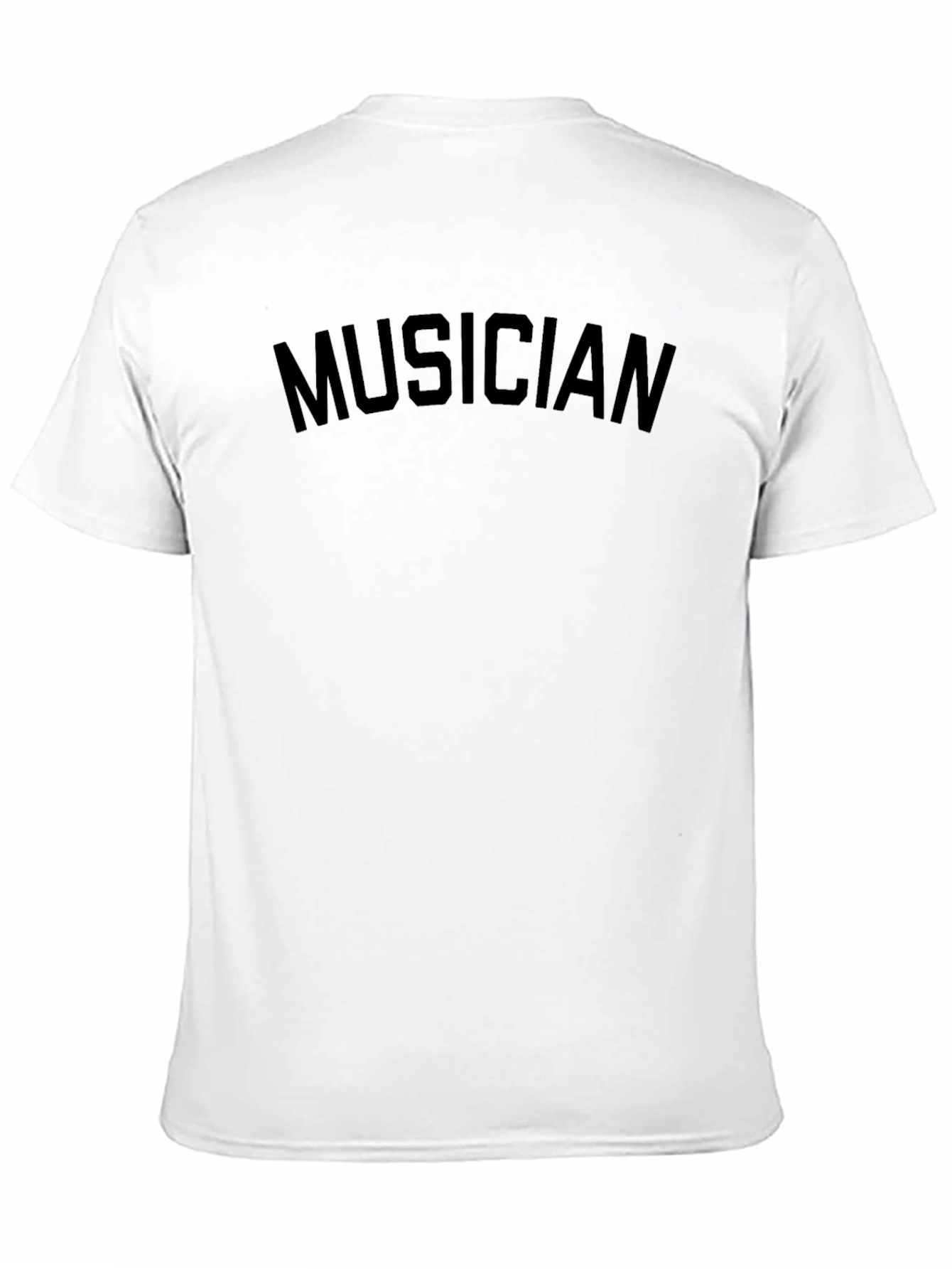 Musician Black Graphic T-Shirt