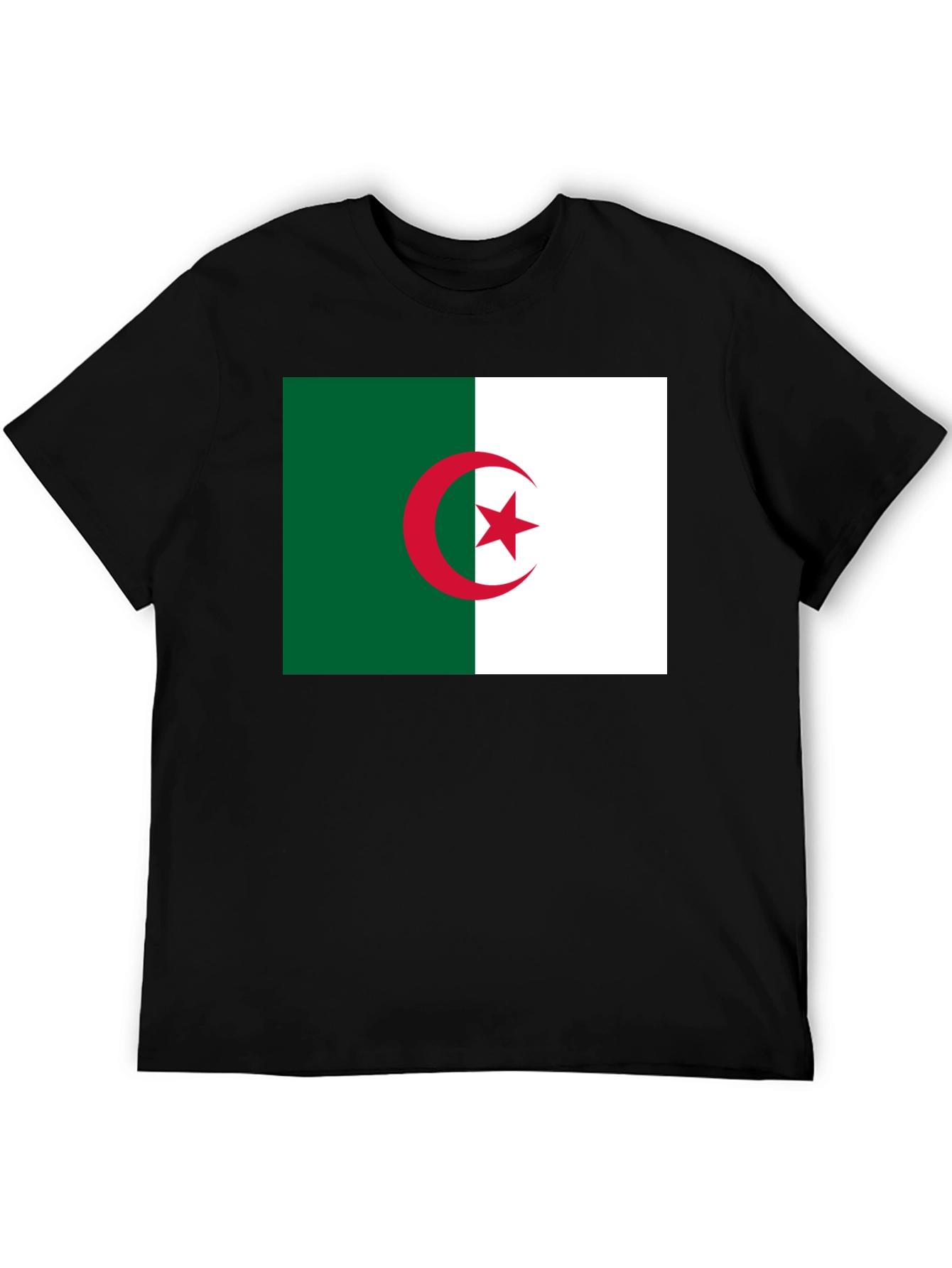 Algeria Flag T-Shirt - Cotton Graphic Tee