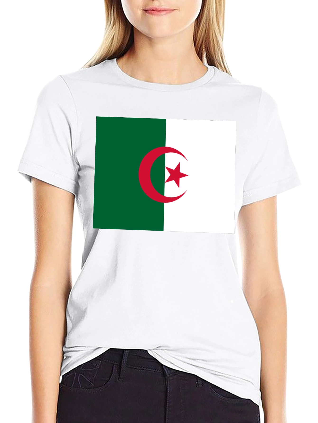 Algeria Flag T-Shirt - Cotton Graphic Tee