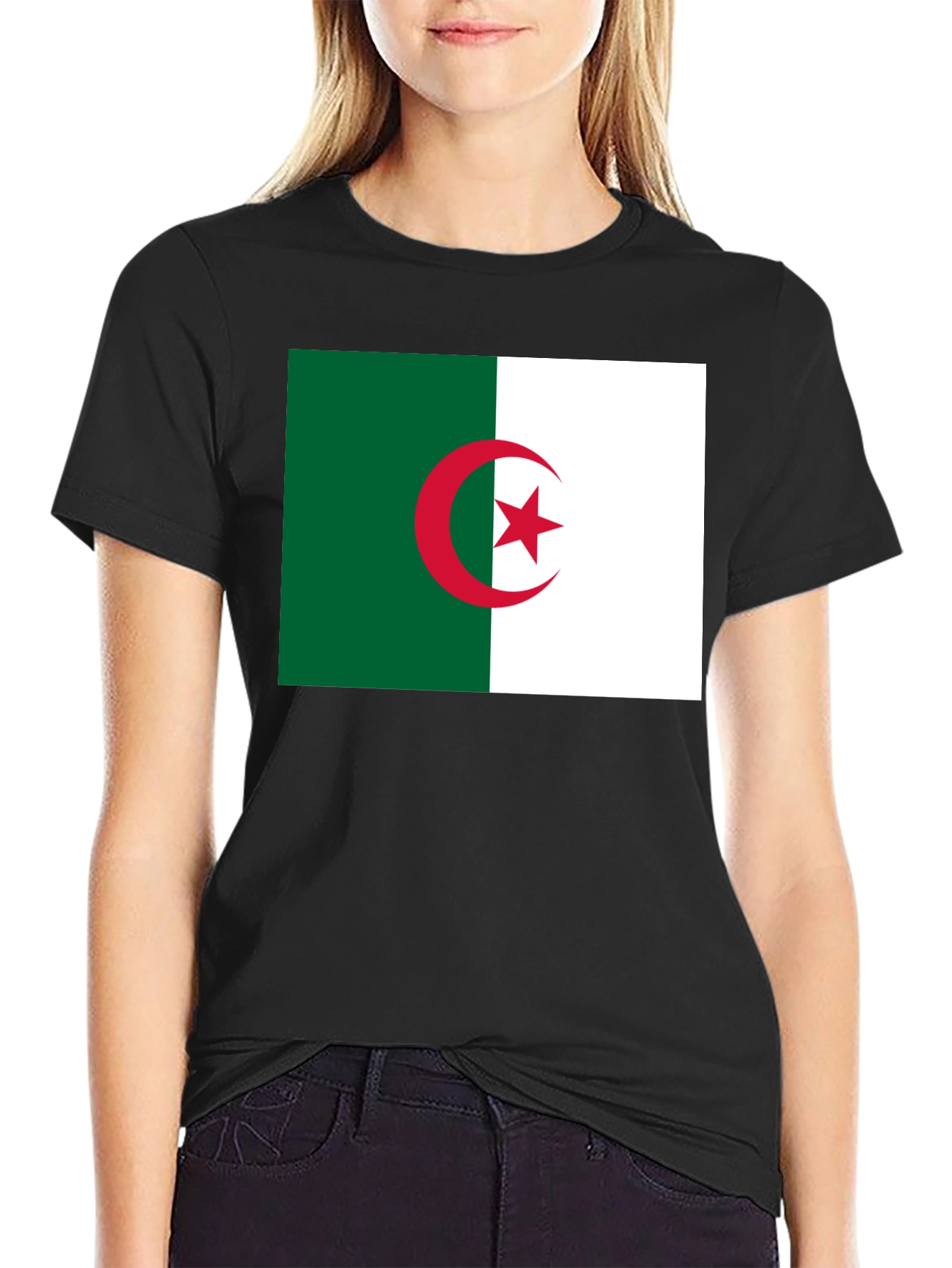 Algeria Flag T-Shirt - Cotton Graphic Tee