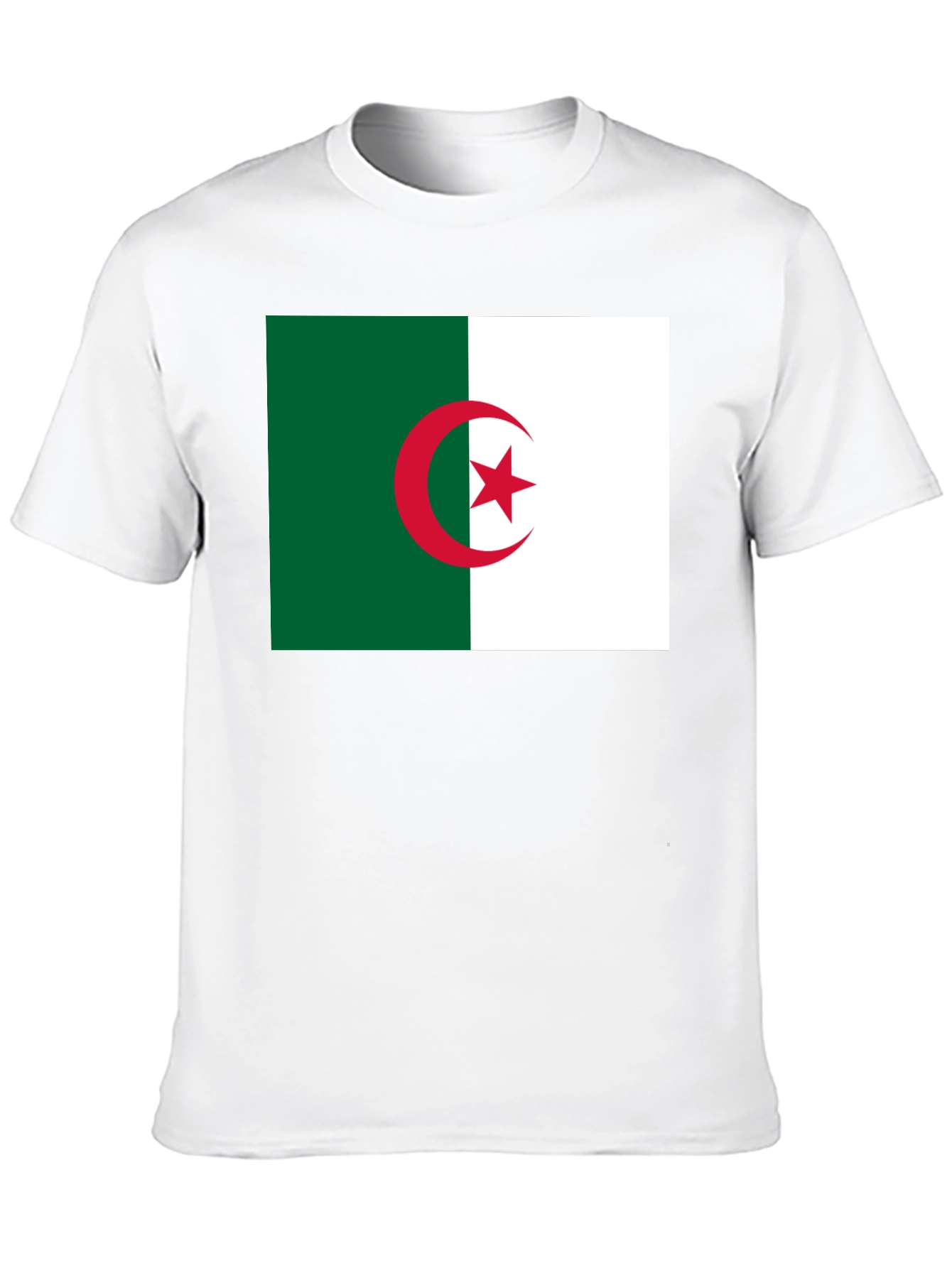 Algeria Flag T-Shirt - Cotton Graphic Tee