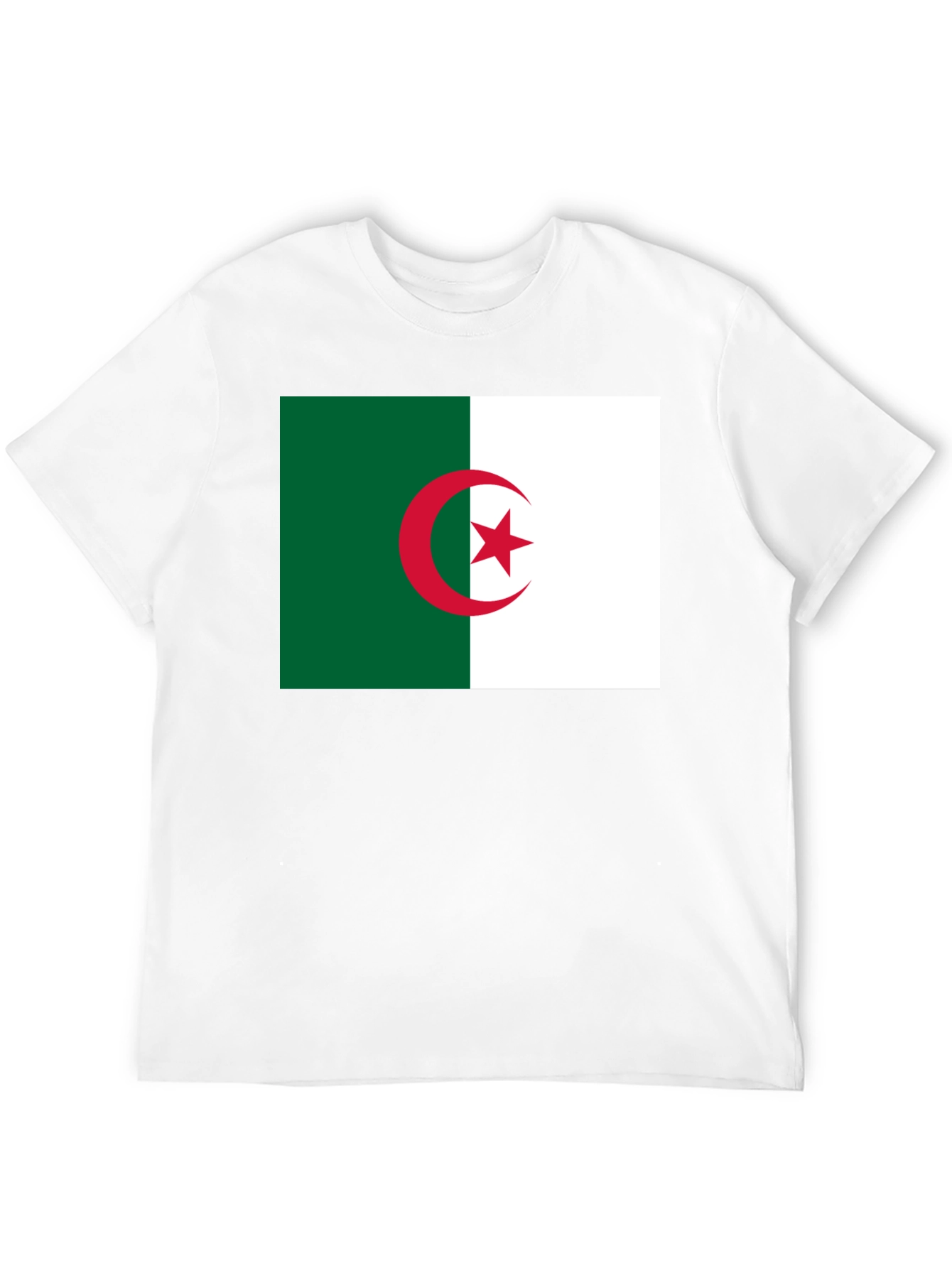 Algeria Flag T-Shirt - Cotton Graphic Tee
