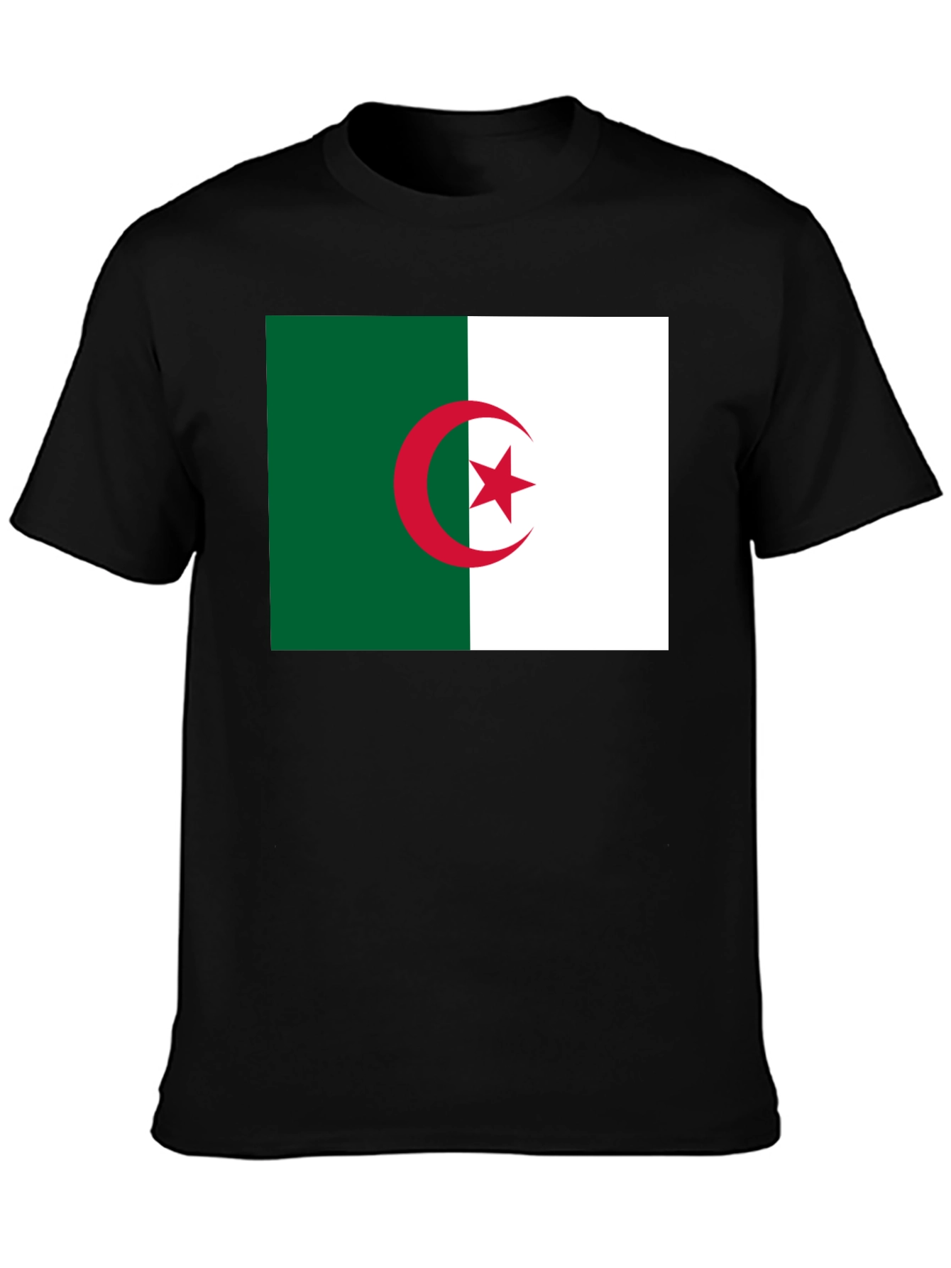 Algeria Flag T-Shirt - Cotton Graphic Tee