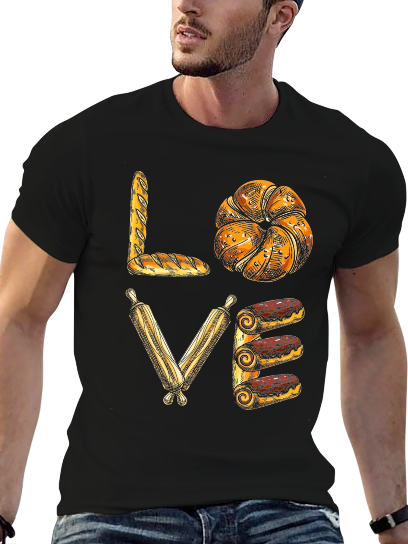 Baker LOVE T-Shirt - Baking Enthusiast Tee