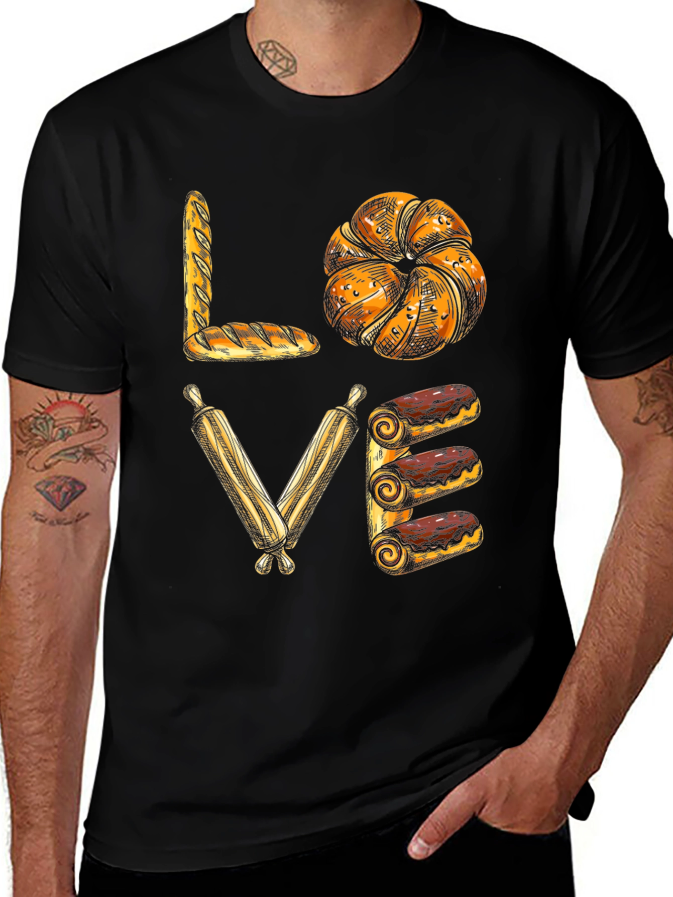 Baker LOVE T-Shirt - Baking Enthusiast Tee