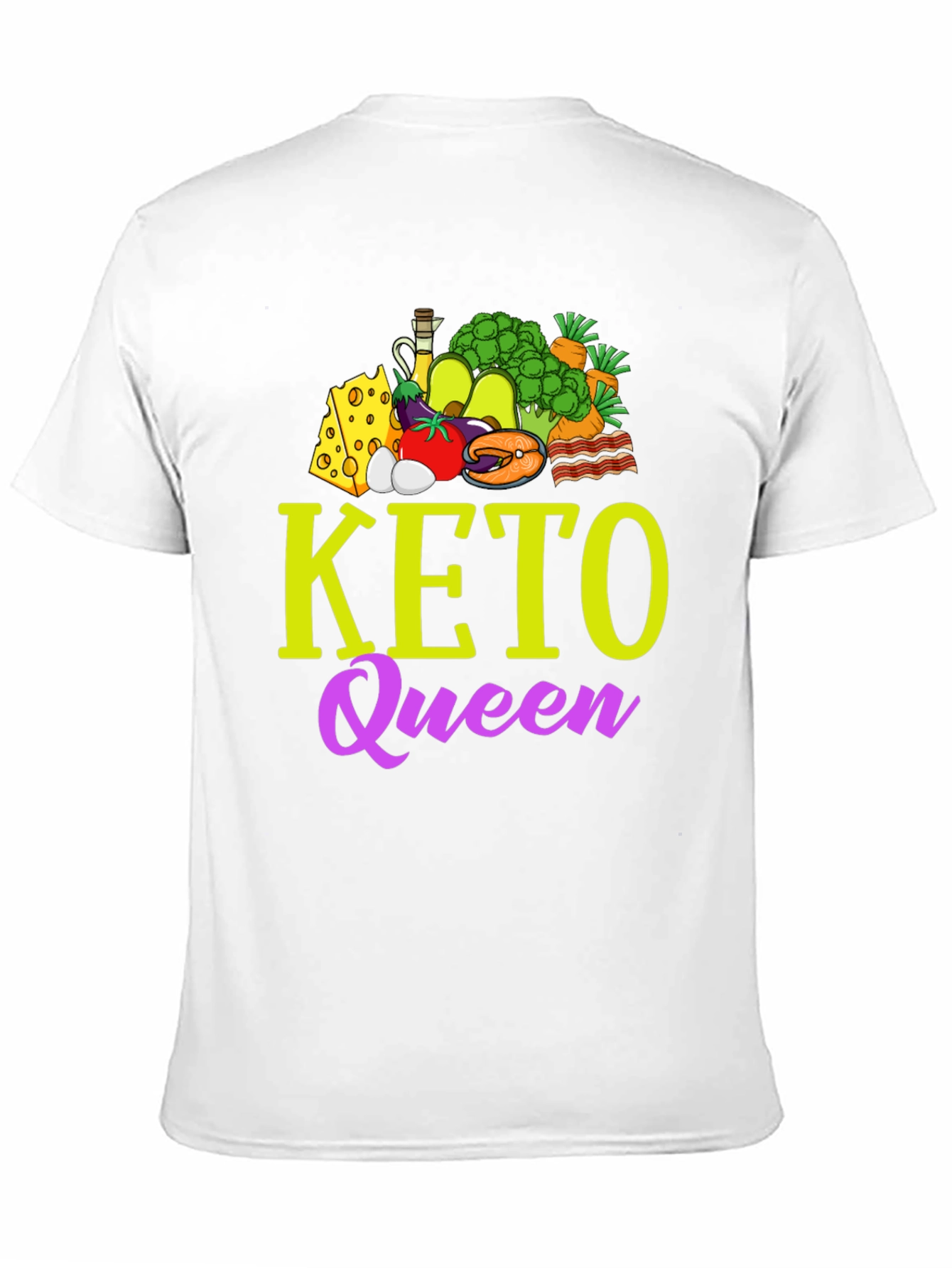 Keto Queen Graphic T-Shirt - Diet & Lifestyle Apparel