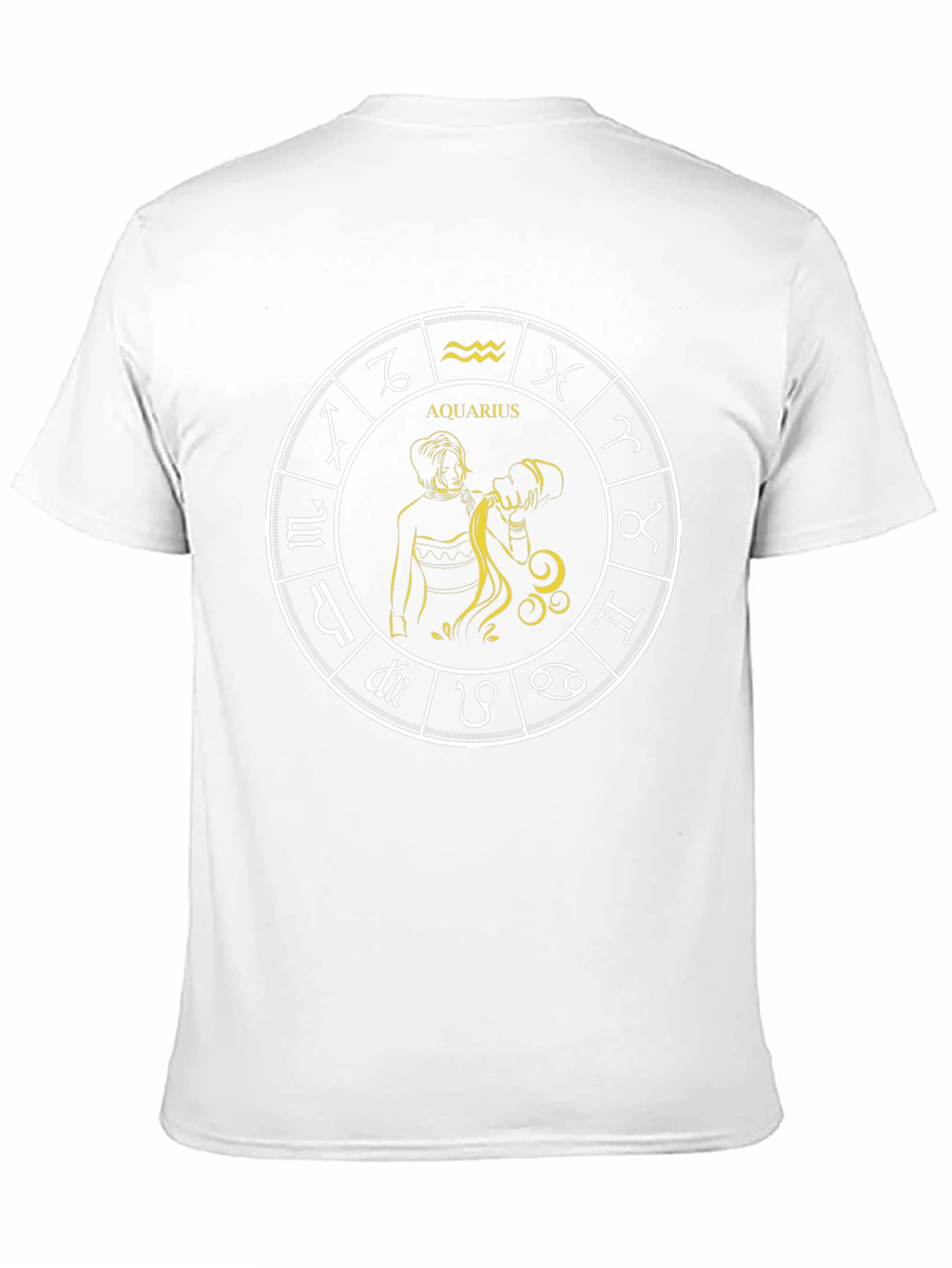 Aquarius Zodiac Sign Graphic T-Shirt