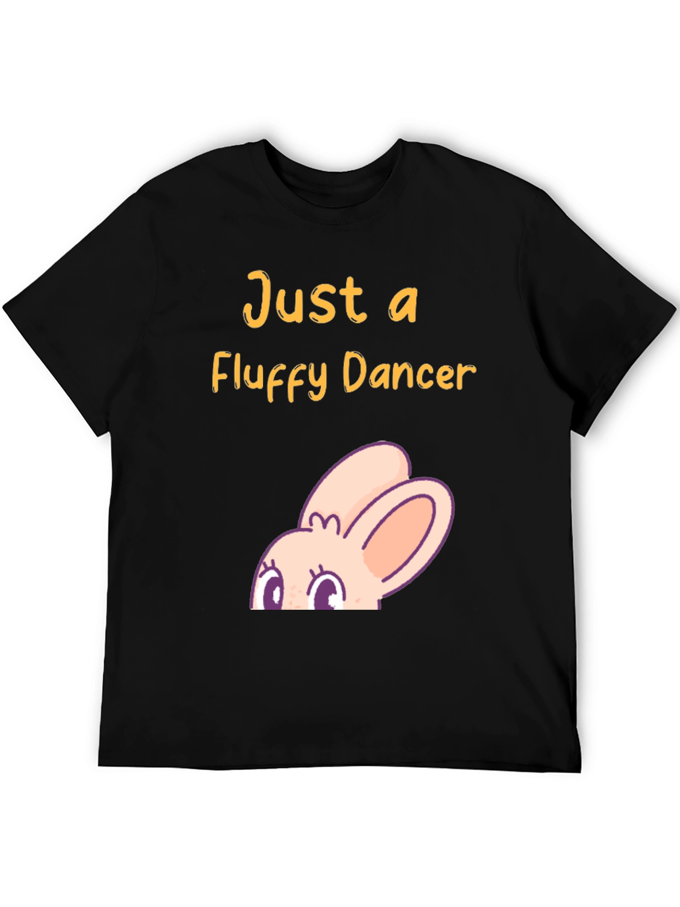 Fluffy Dancer Graphic T-Shirt - Black