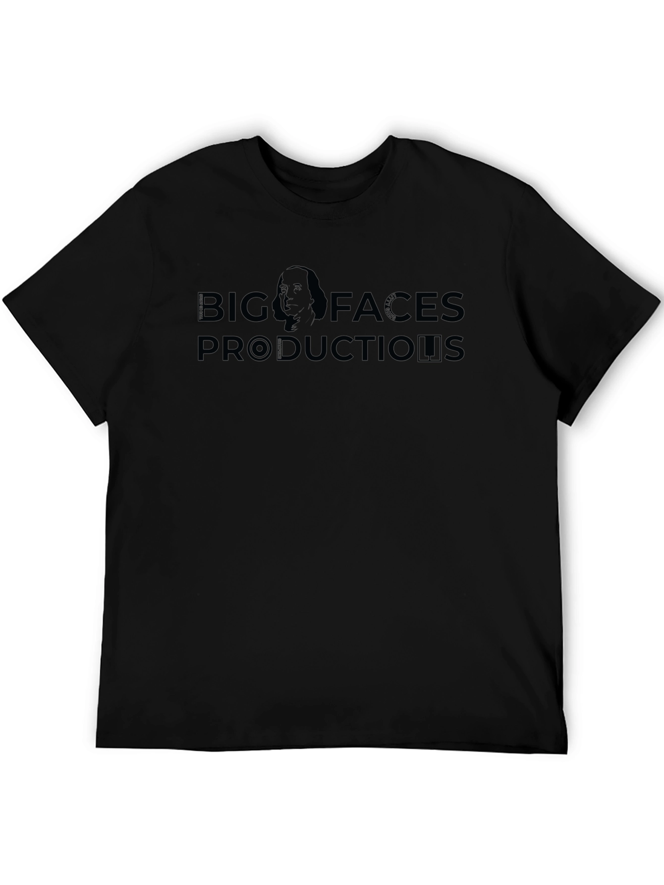Big Faces Productions T-Shirt - Black
