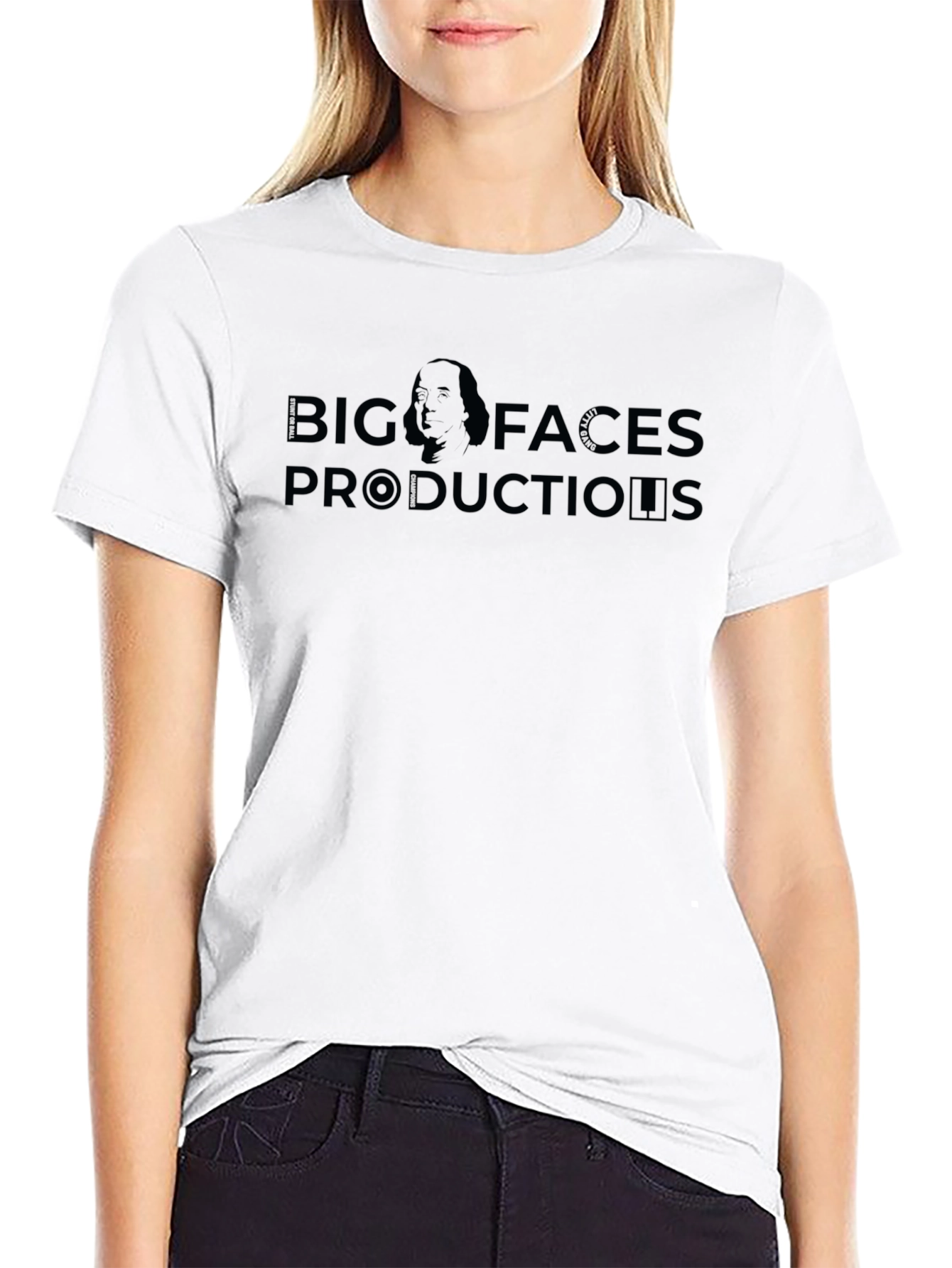 Big Faces Productions T-Shirt - Black
