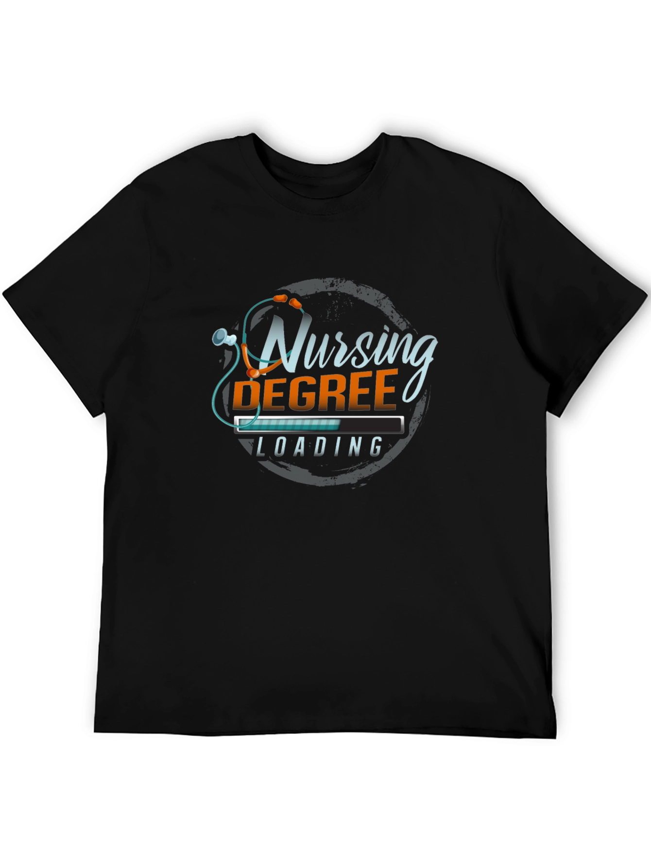 Nursing Degree Loading T-Shirt - Black