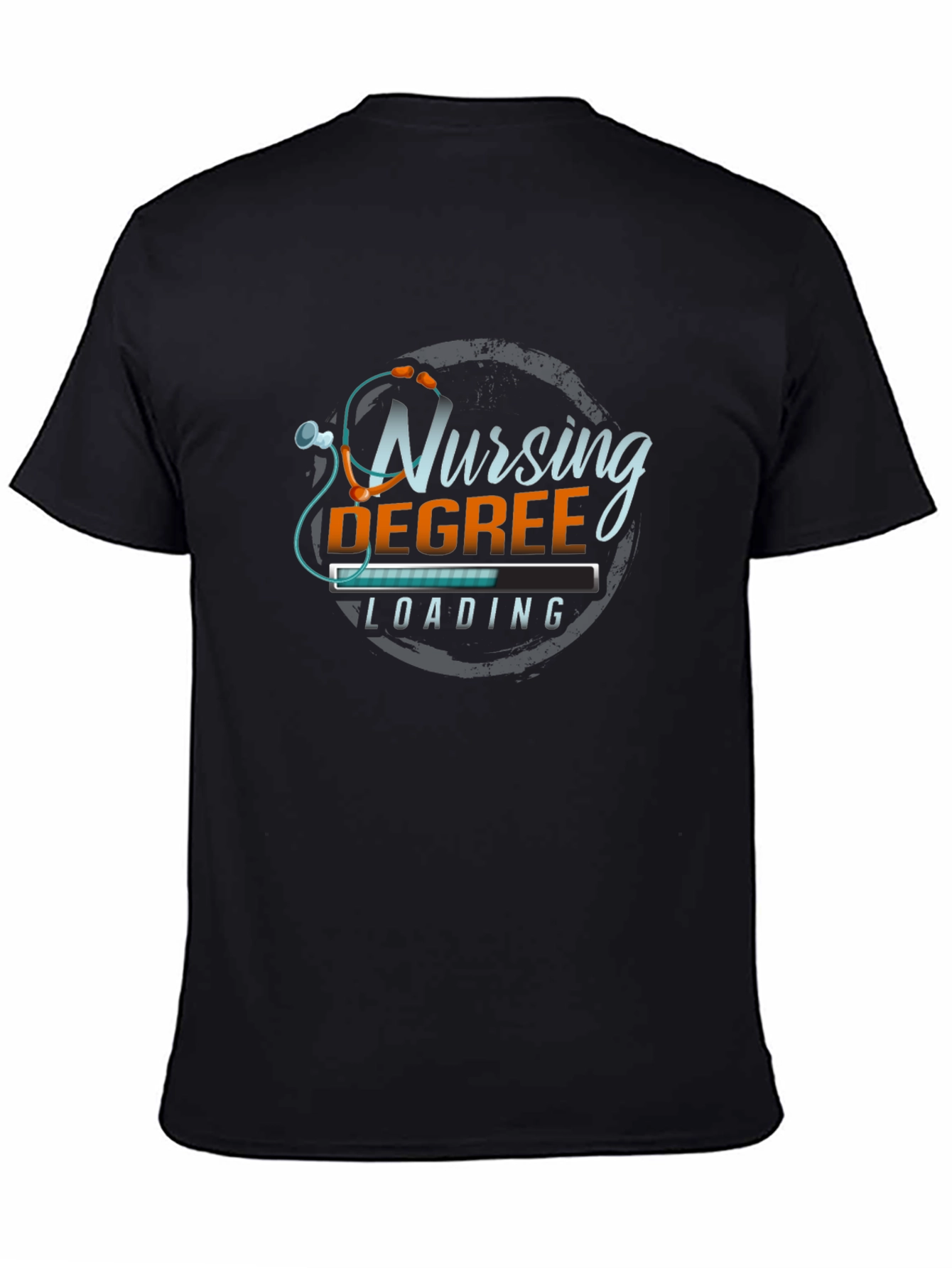 Nursing Degree Loading T-Shirt - Black