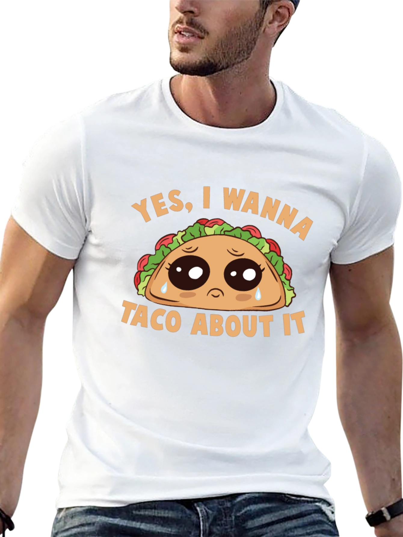 Sad Taco Graphic Tee - Wanna Taco About It?