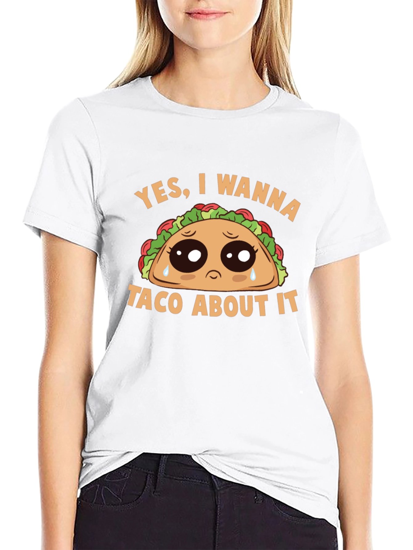Sad Taco Graphic Tee - Wanna Taco About It?
