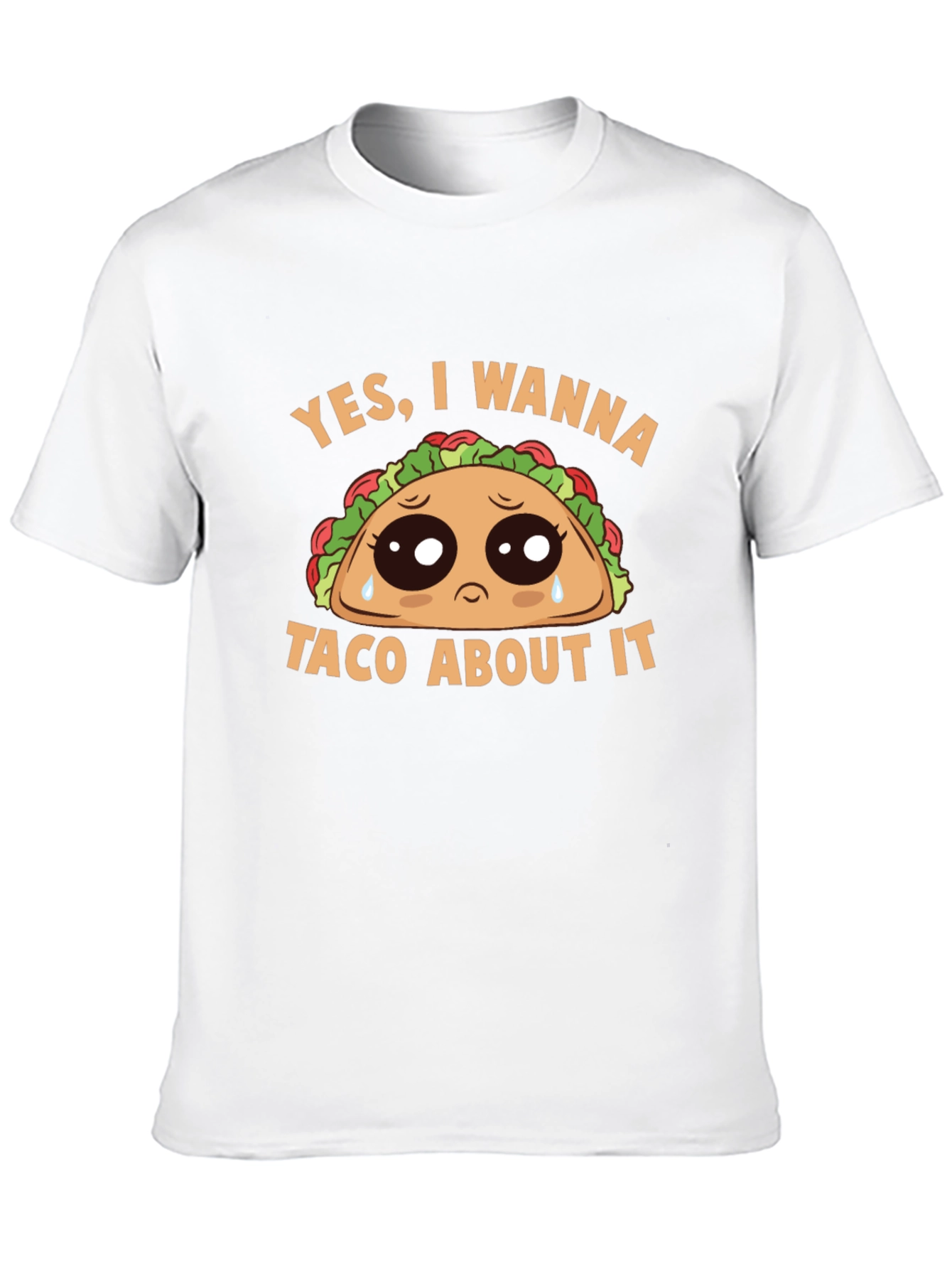 Sad Taco Graphic Tee - Wanna Taco About It?
